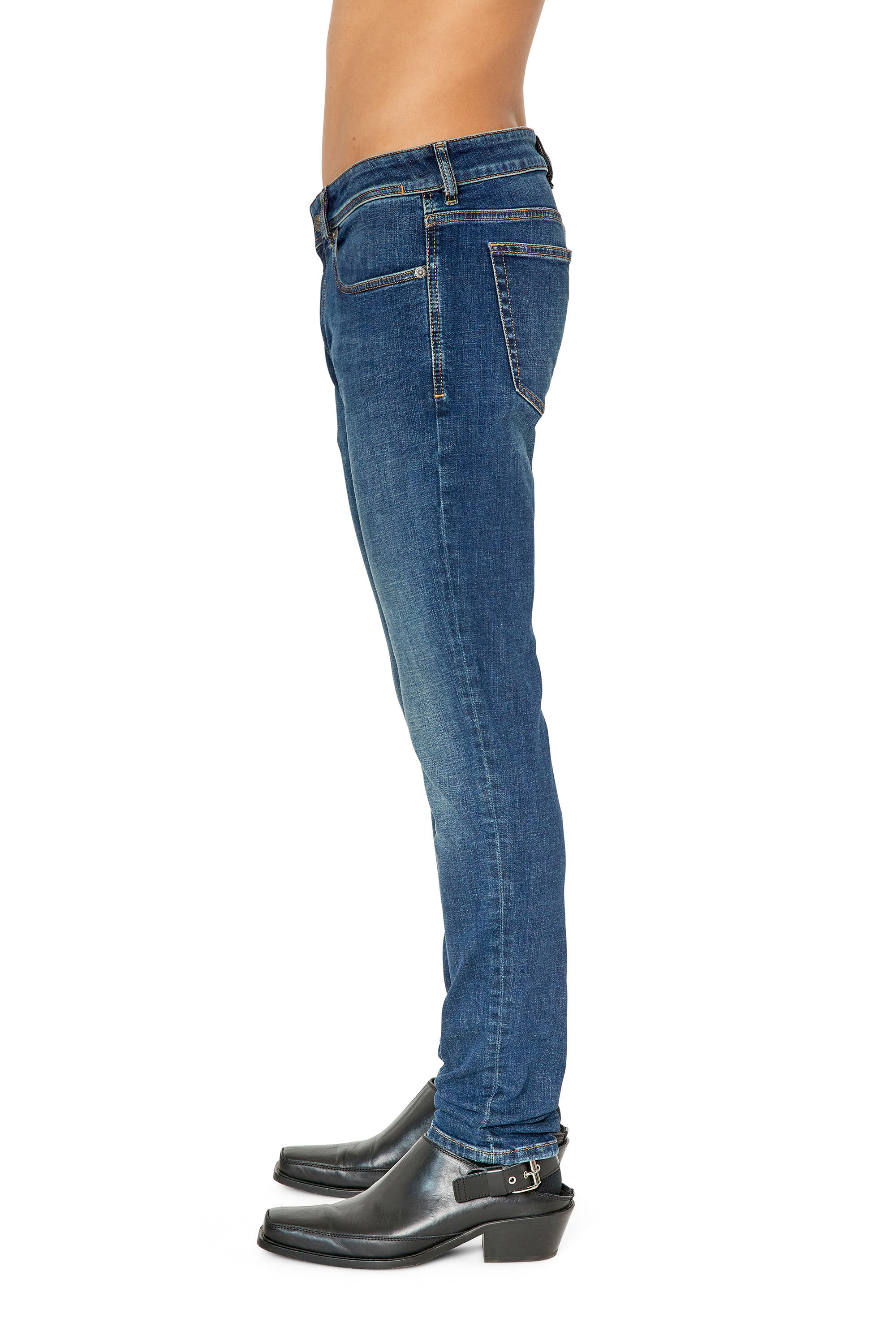Diesel - 1979 Sleenker 09E95 Skinny Jeans, Dark Blue - Image 5