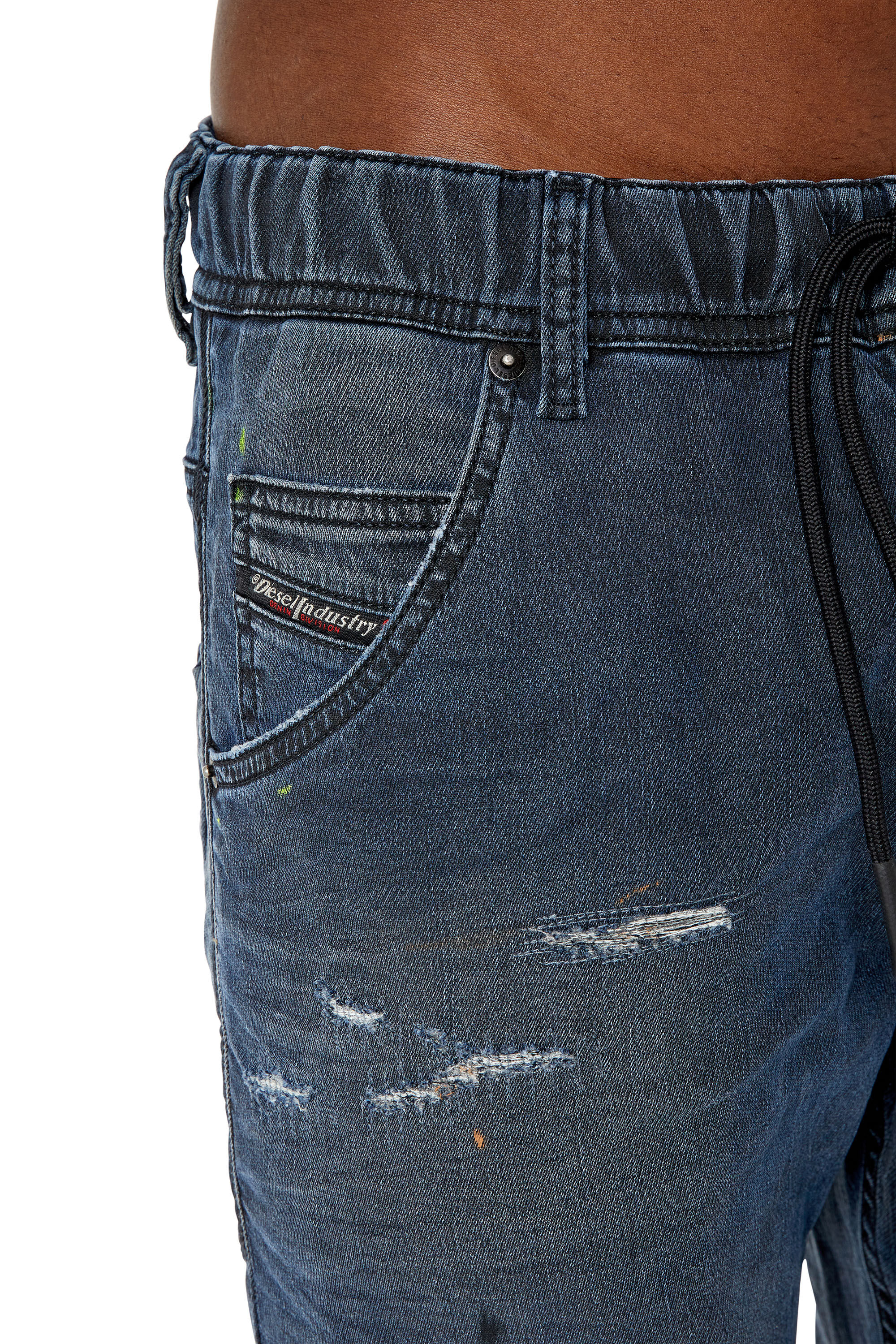 Diesel - Krooley JoggJeans® 069QH Tapered, Dark Blue - Image 6