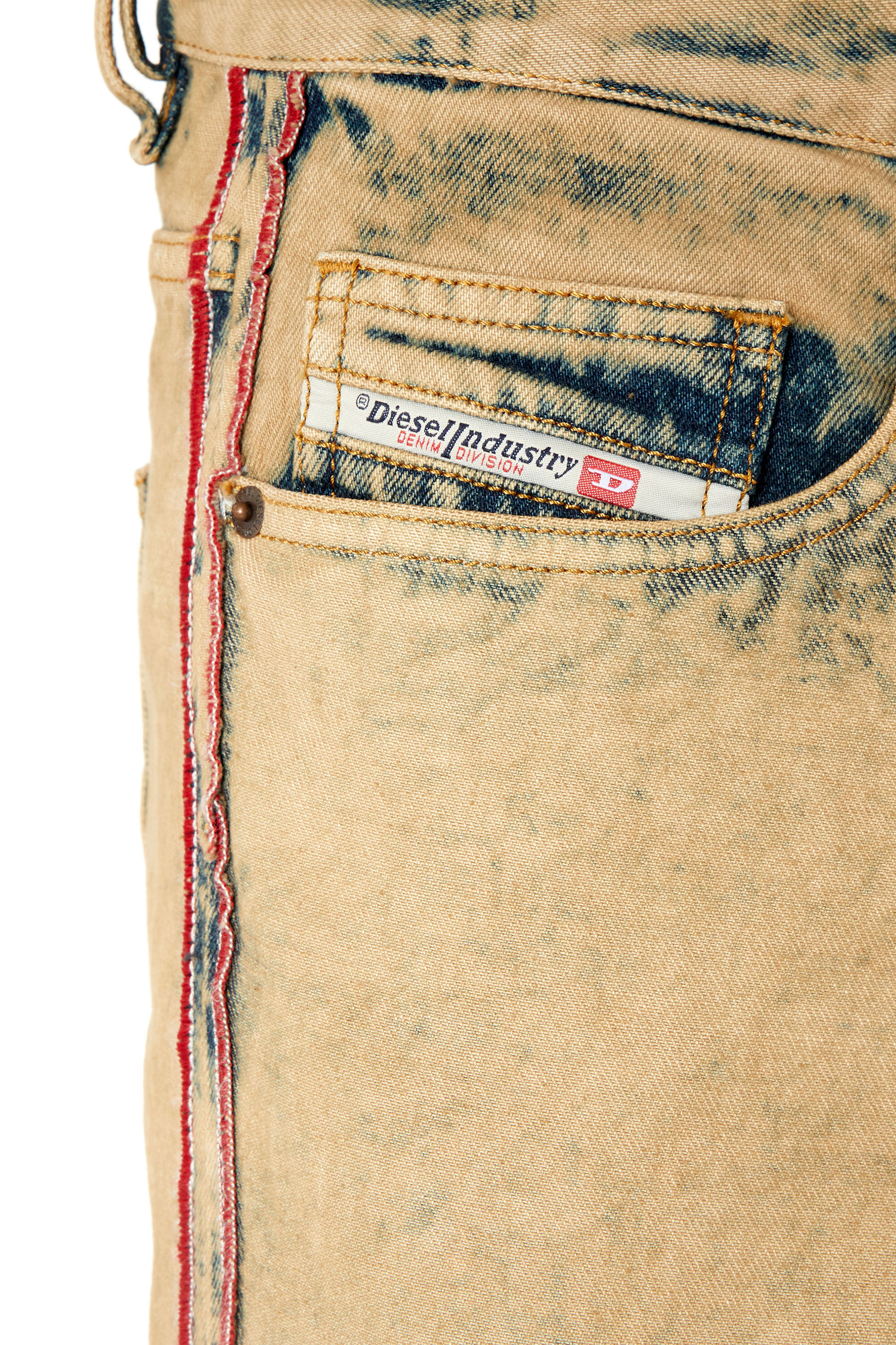 Diesel - 2020 D-Viker 09F22 Straight Jeans, Beige - Image 5