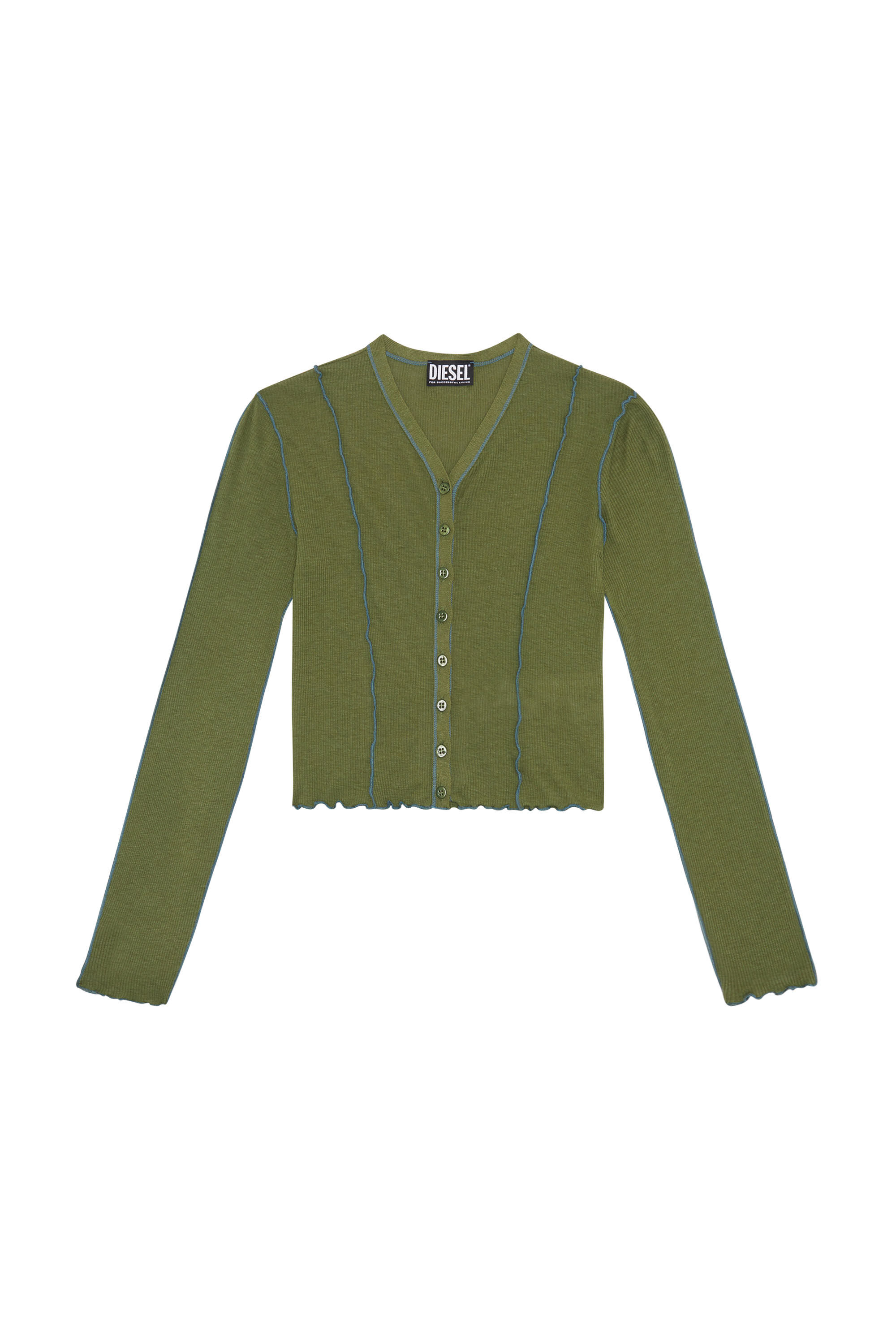 Diesel - T-RIBYEL-OPEN, Olive Green - Image 2