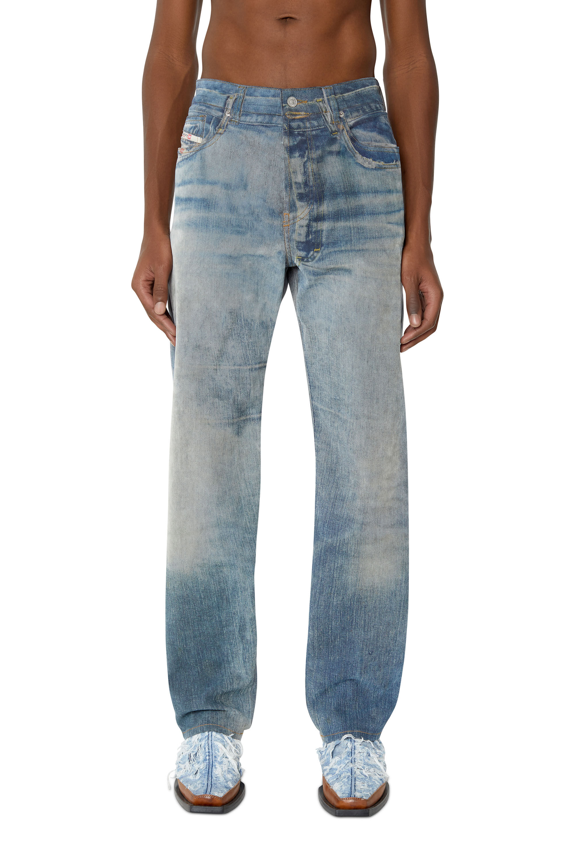 Diesel - 2010 D-Macs 09E51 Straight Jeans, Medium blue - Image 3
