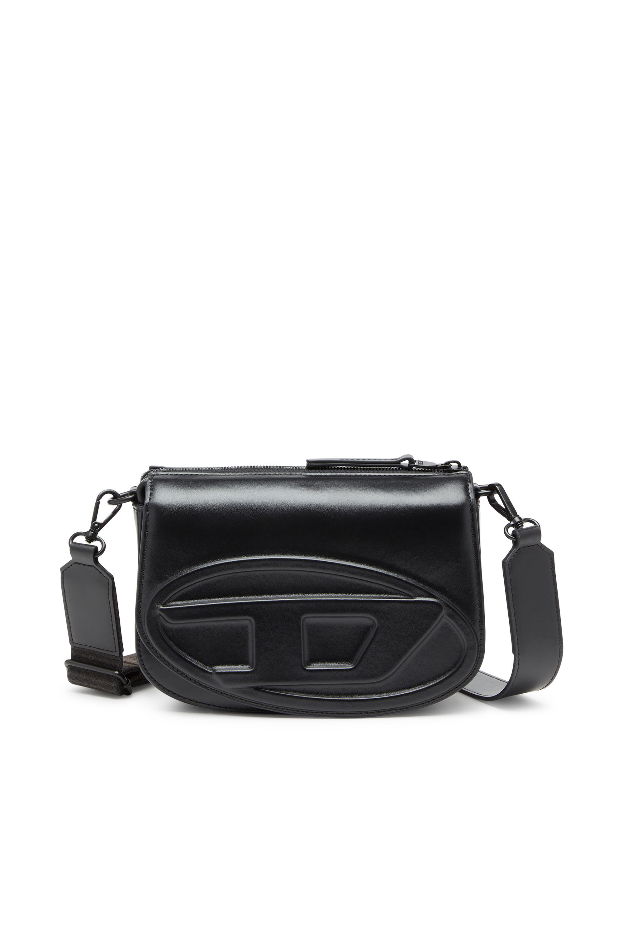 DIESEL ショルダーバッグ Diesel 1DR Camera Bag Women's 1DR-Camera bag in premium leather | Black | Diesel