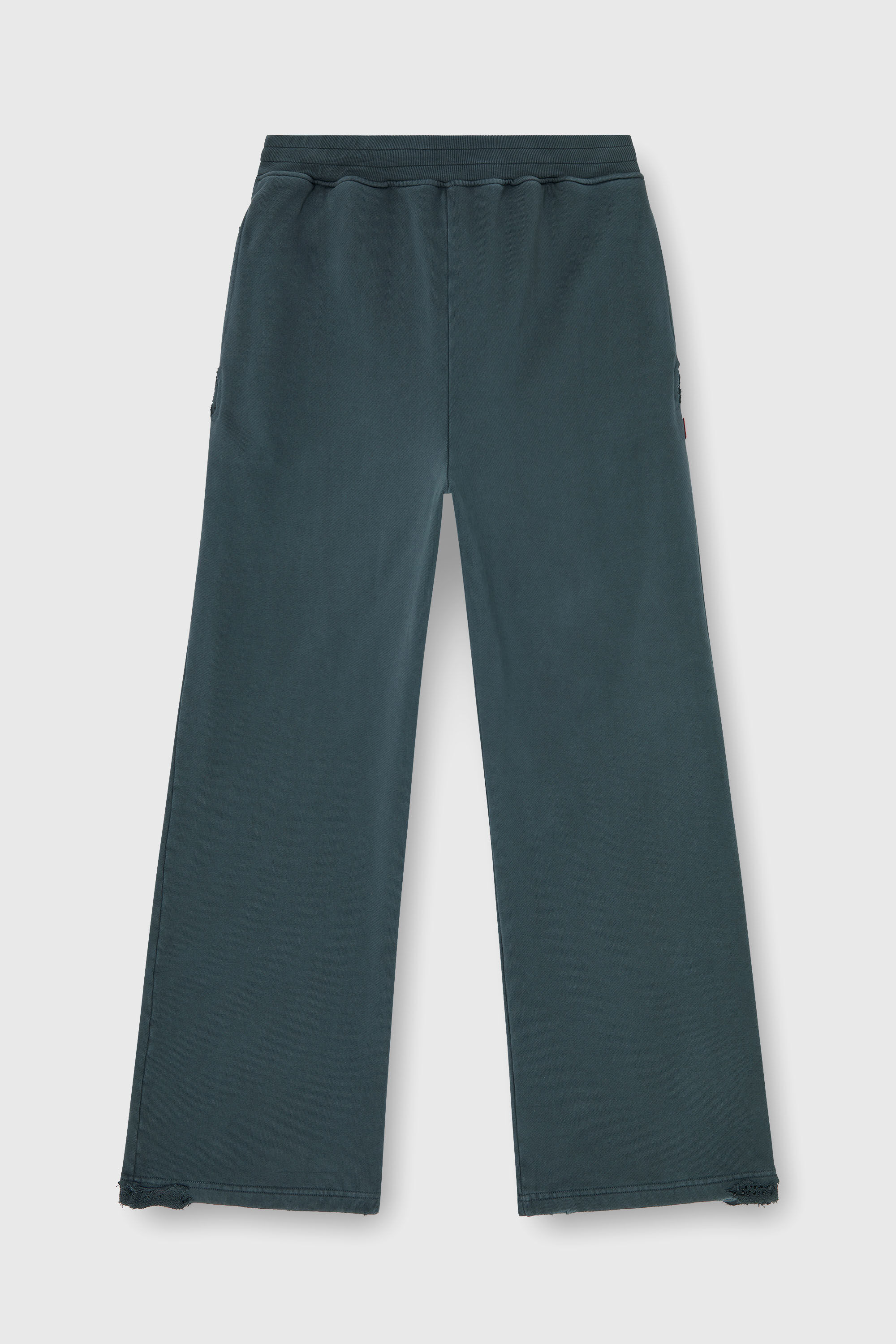 Diesel - P-MARTAINS-CRYSTALS, Man's Distressed sweatpants with crystal details in Dark Green - 2