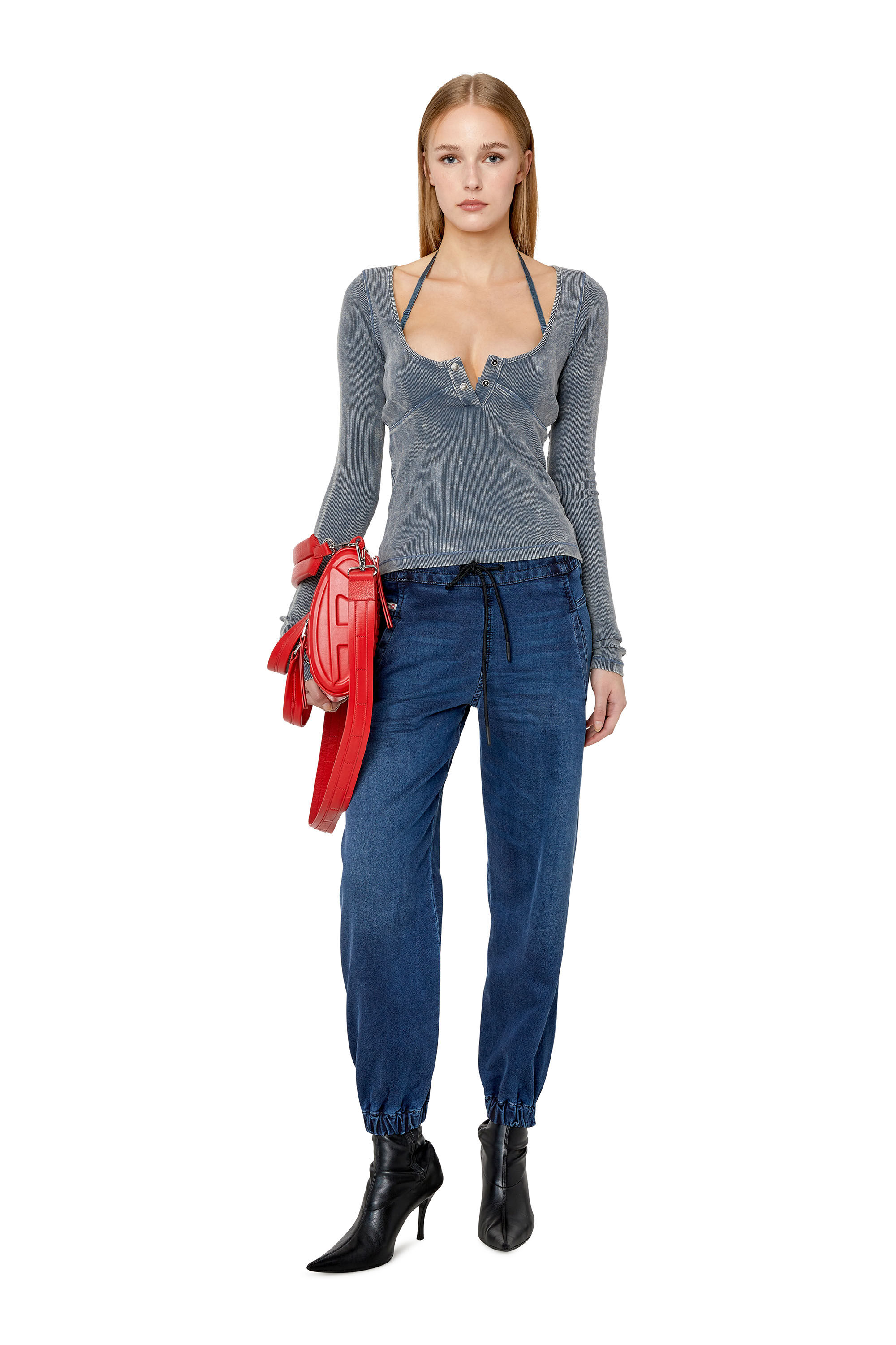 Diesel - Boyfriend Krailey JoggJeans® 068CT, Dark Blue - Image 1