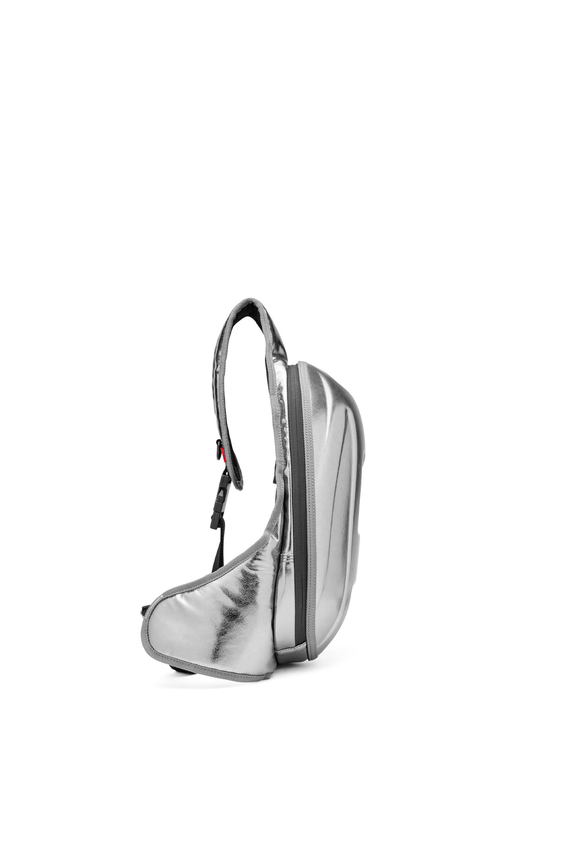 Diesel - 1DR-POD SLING BAG, Silver - Image 5