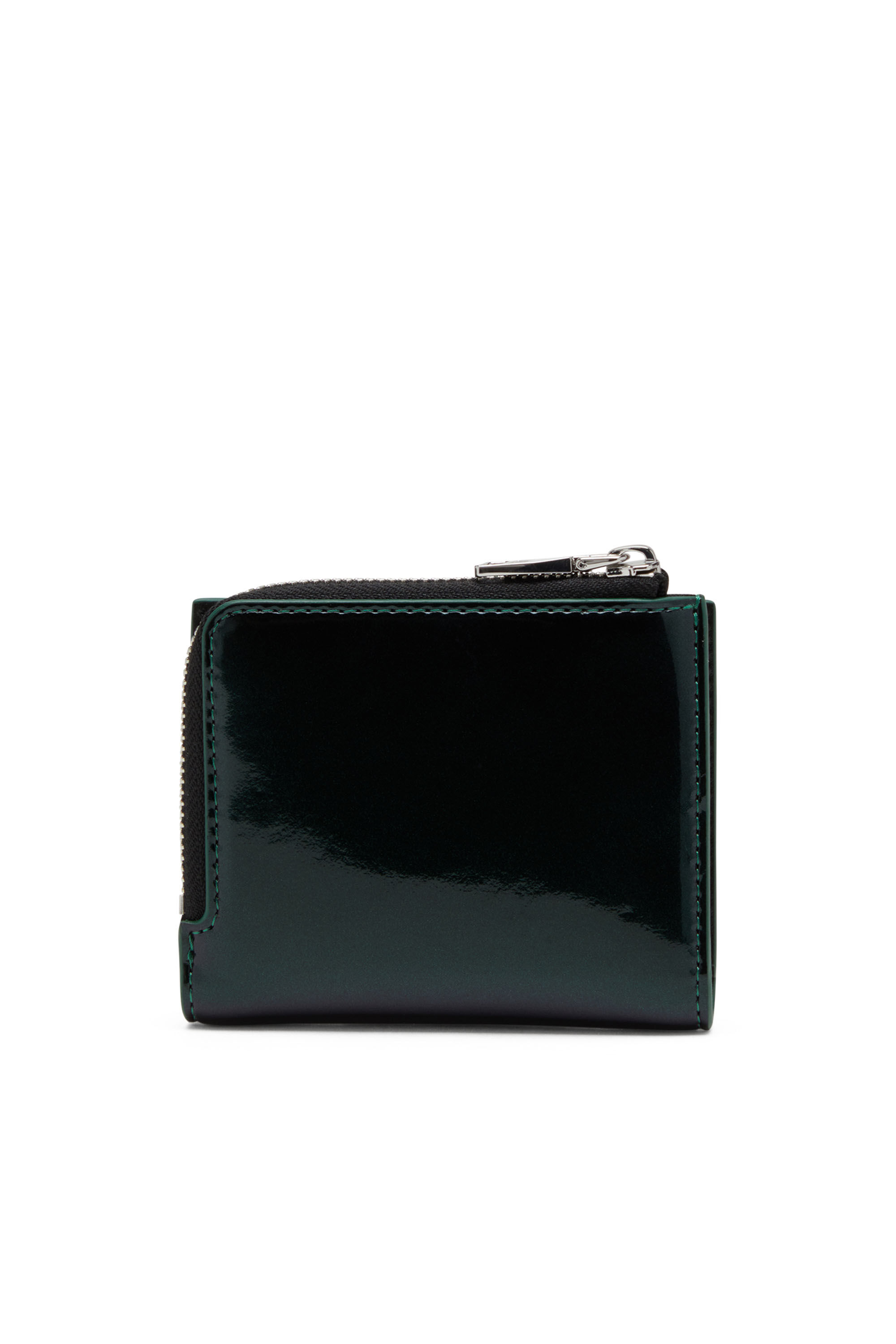 Diesel - 1DR CARD HOLDER ZIP L, Green/Blue - Image 2