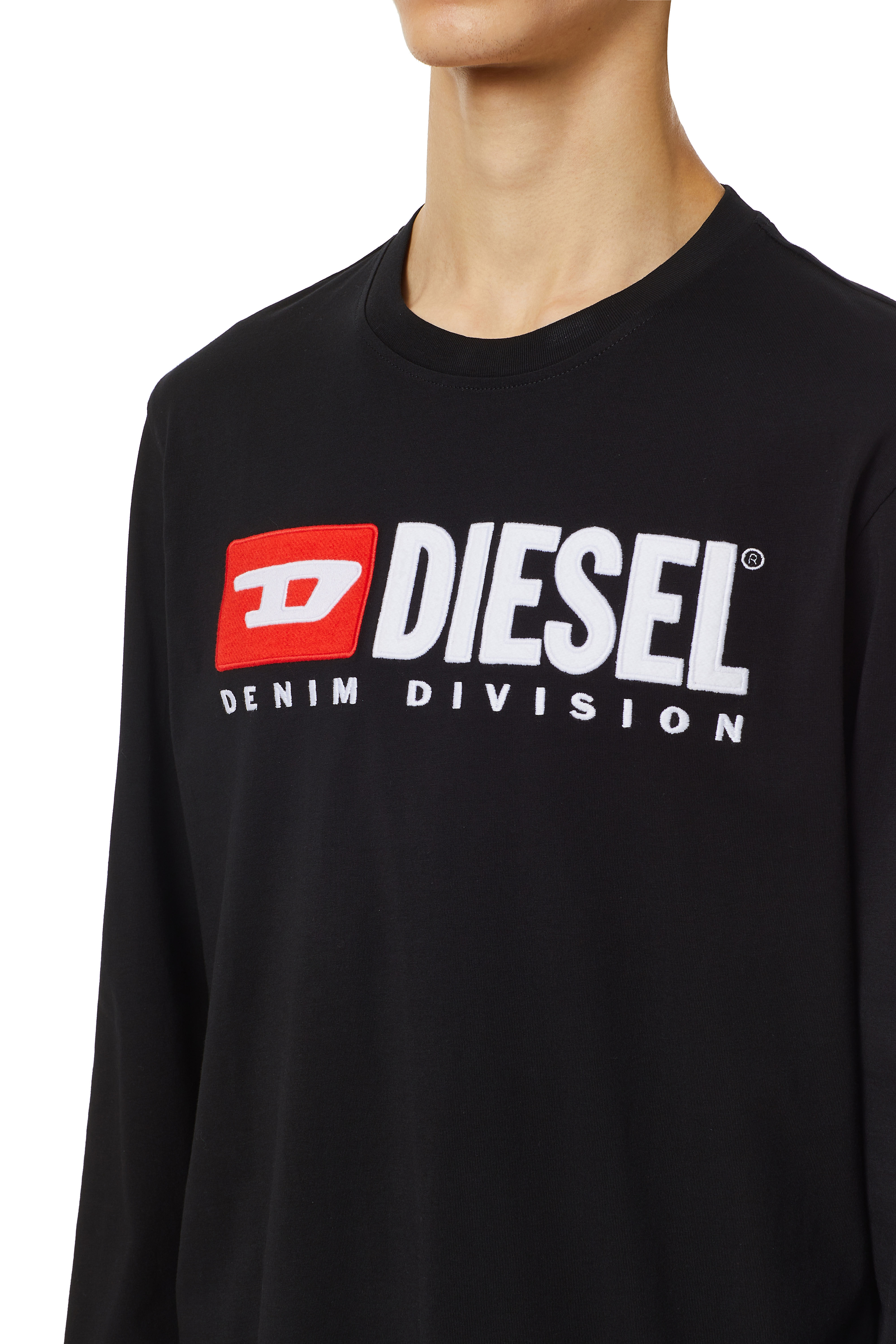 Diesel - T-JUST-LS-DIV, Black - Image 5