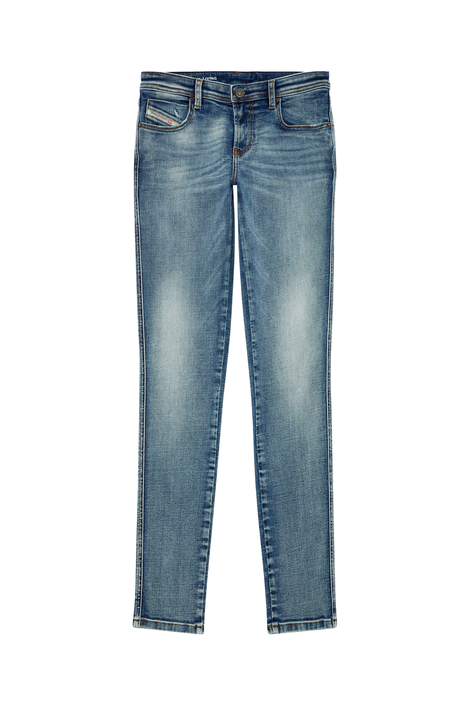 Diesel - Woman Skinny Jeans 2015 Babhila 0PFAW, Medium blue - Image 2