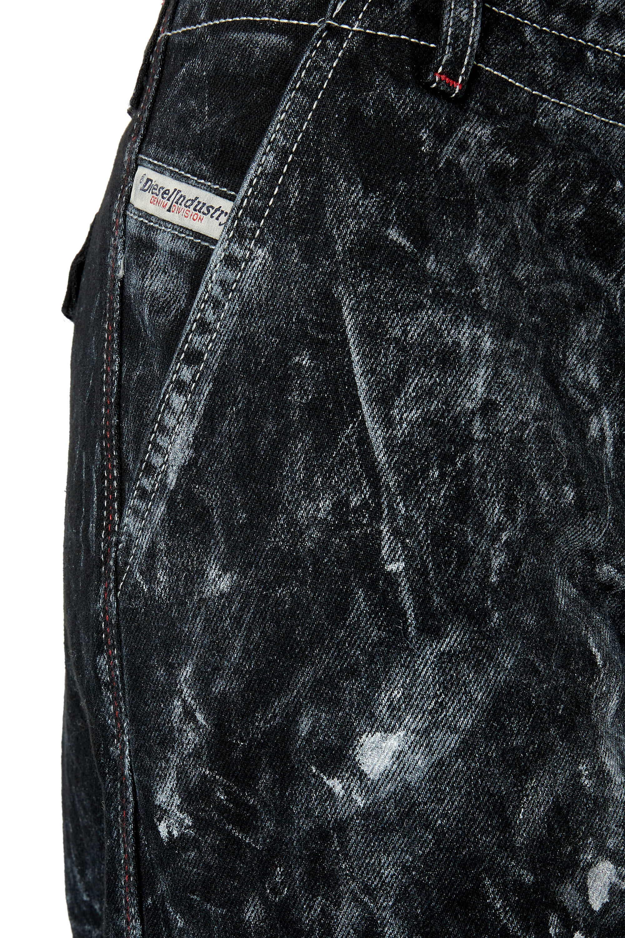 Diesel - Straight Jeans 1996 D-Sire 0EMAC, Black/Dark grey - Image 5