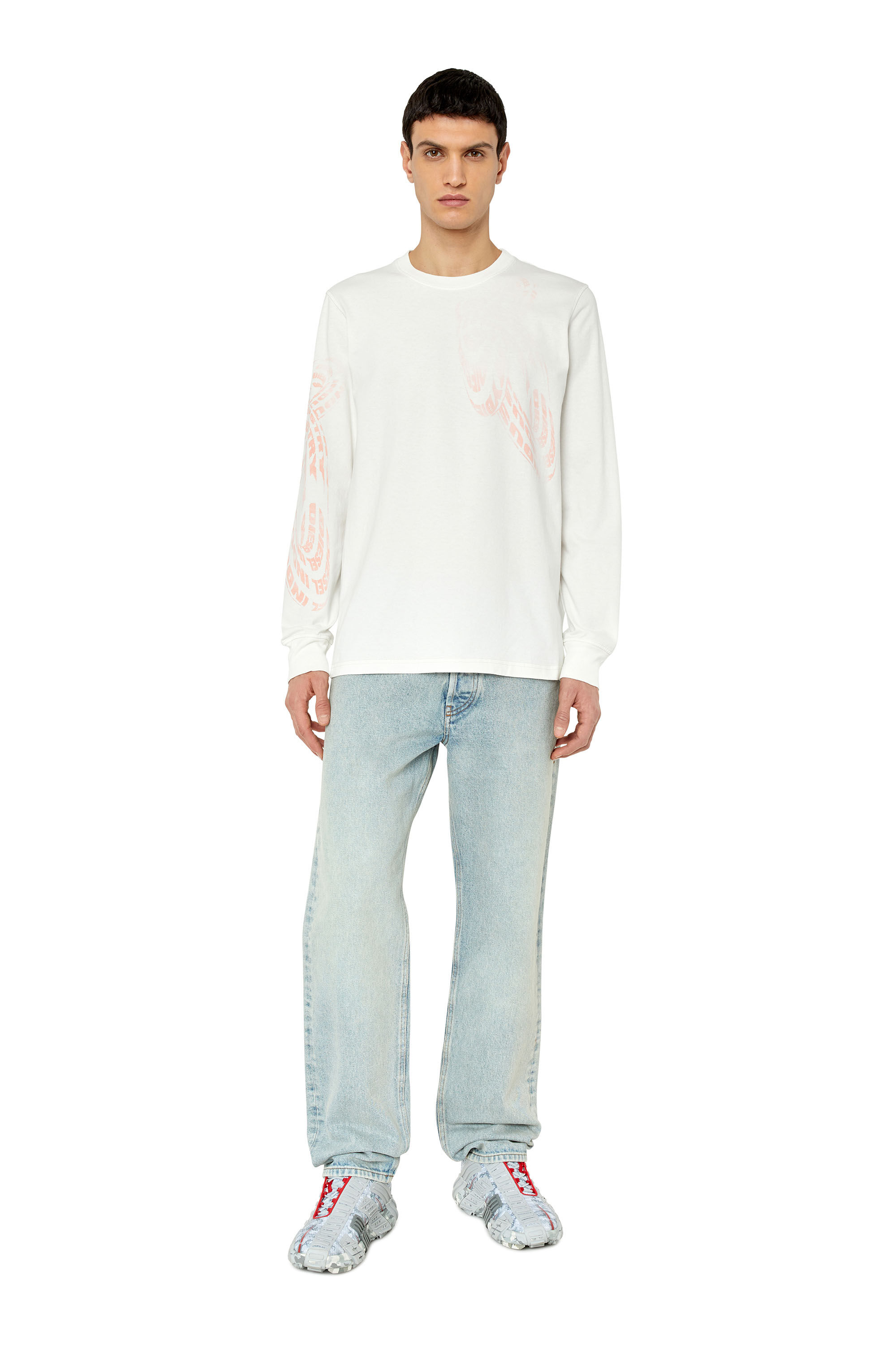 Diesel - T-JUST-LS-G1, White - Image 1
