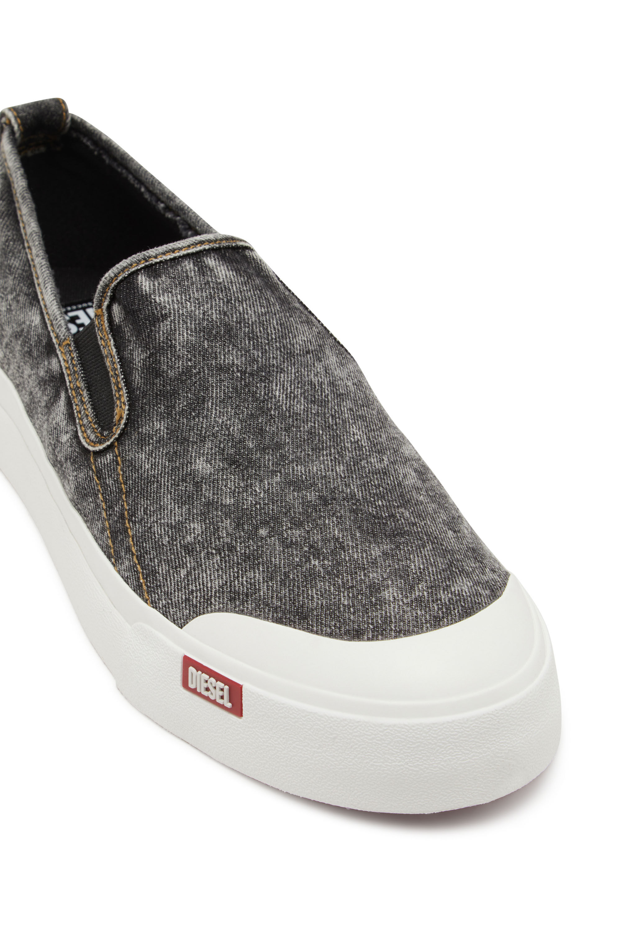 Diesel - S-ATHOS NMD SO, Man's S-Athos-Denim slip-on sneakers in Black - 5