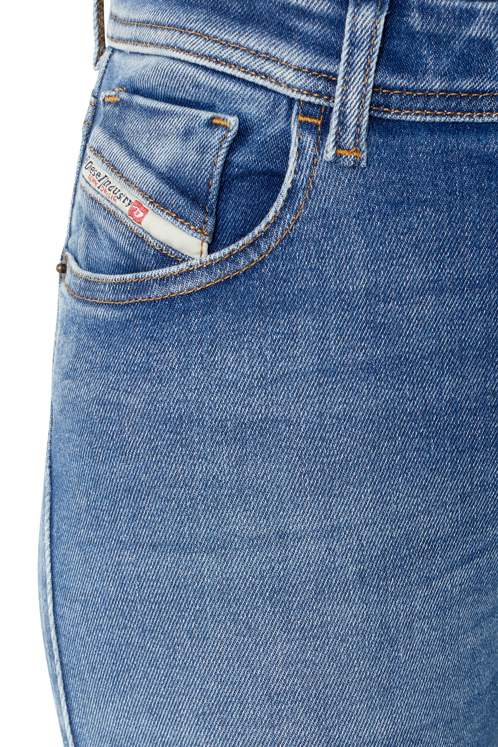 Diesel - Super skinny Jeans 2017 Slandy 09D62, Medium blue - Image 6
