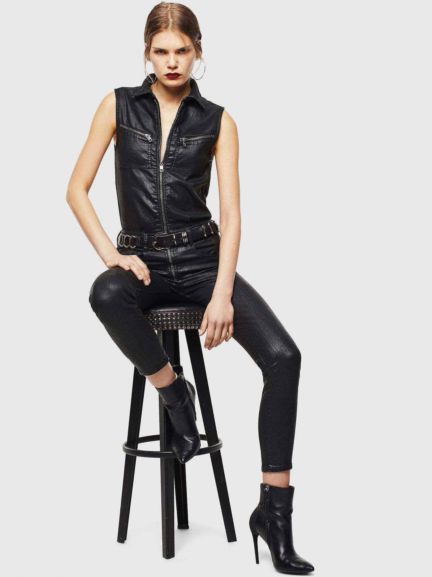 diesel denim jumpsuit