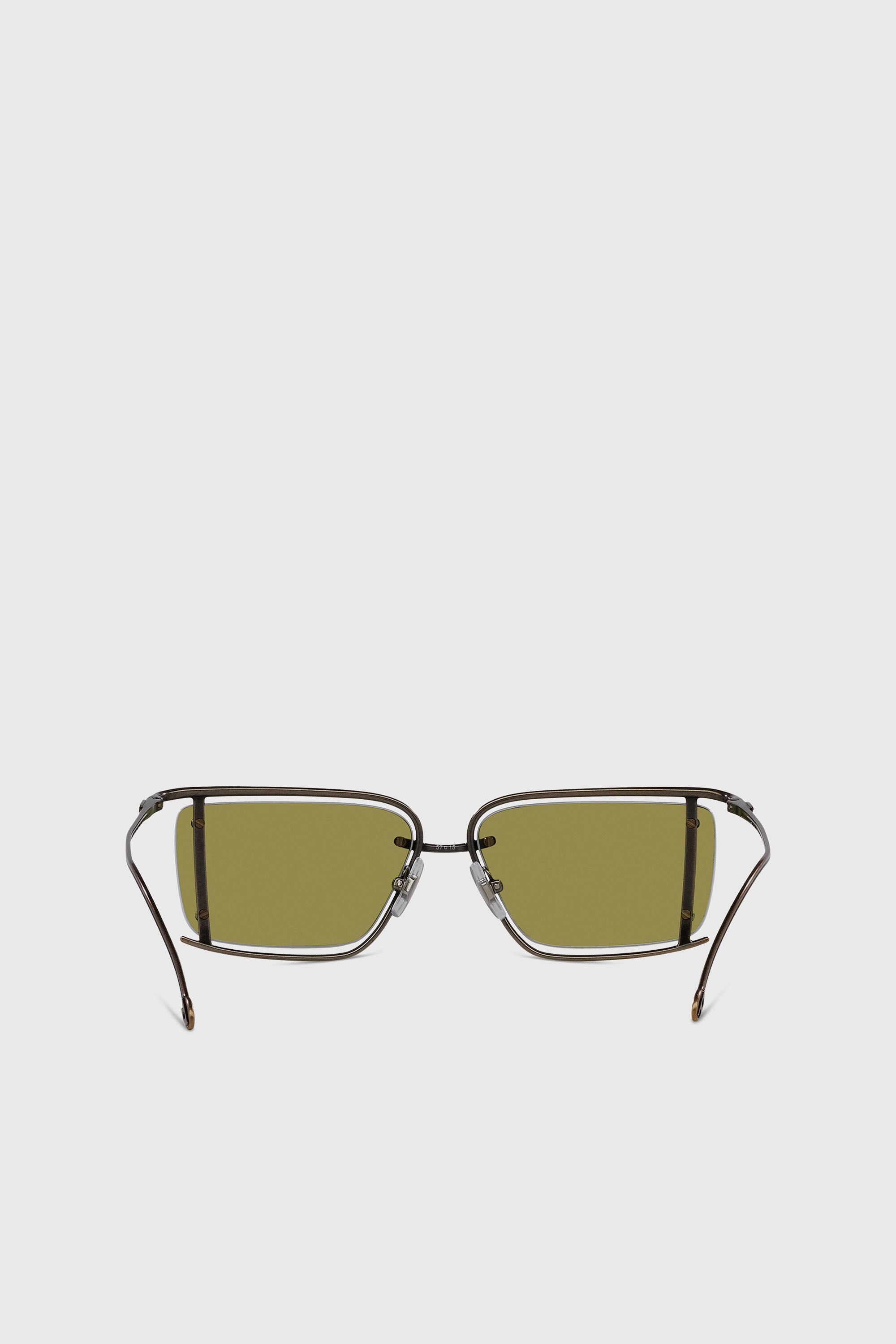 Diesel - 0DL1002, Unisex's Rectangle sunglasses in Military Green - 3
