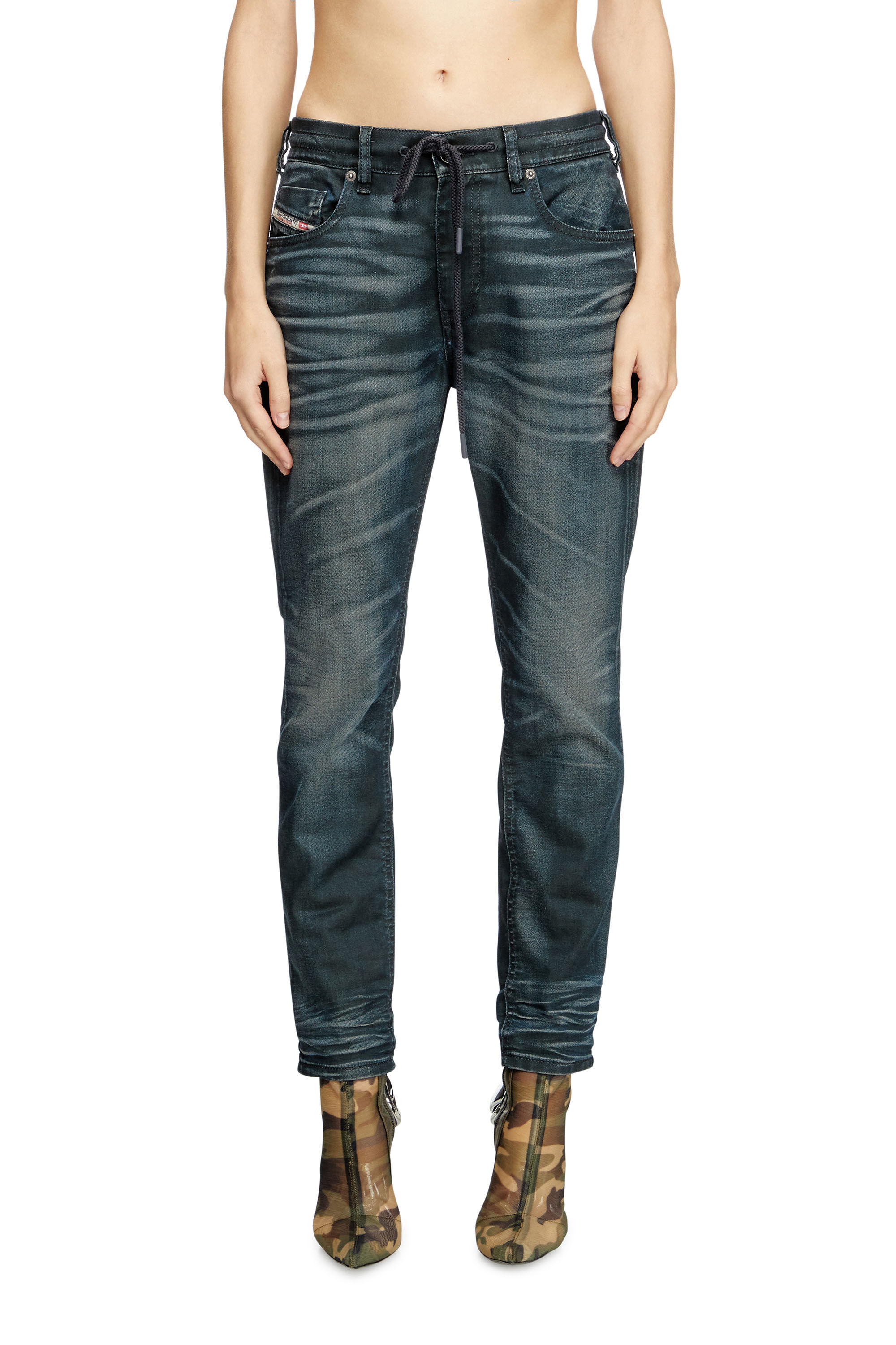 Diesel - Woman's Regular 2031 D-Krailey Joggjeans® 068QK, Dark Blue - 3