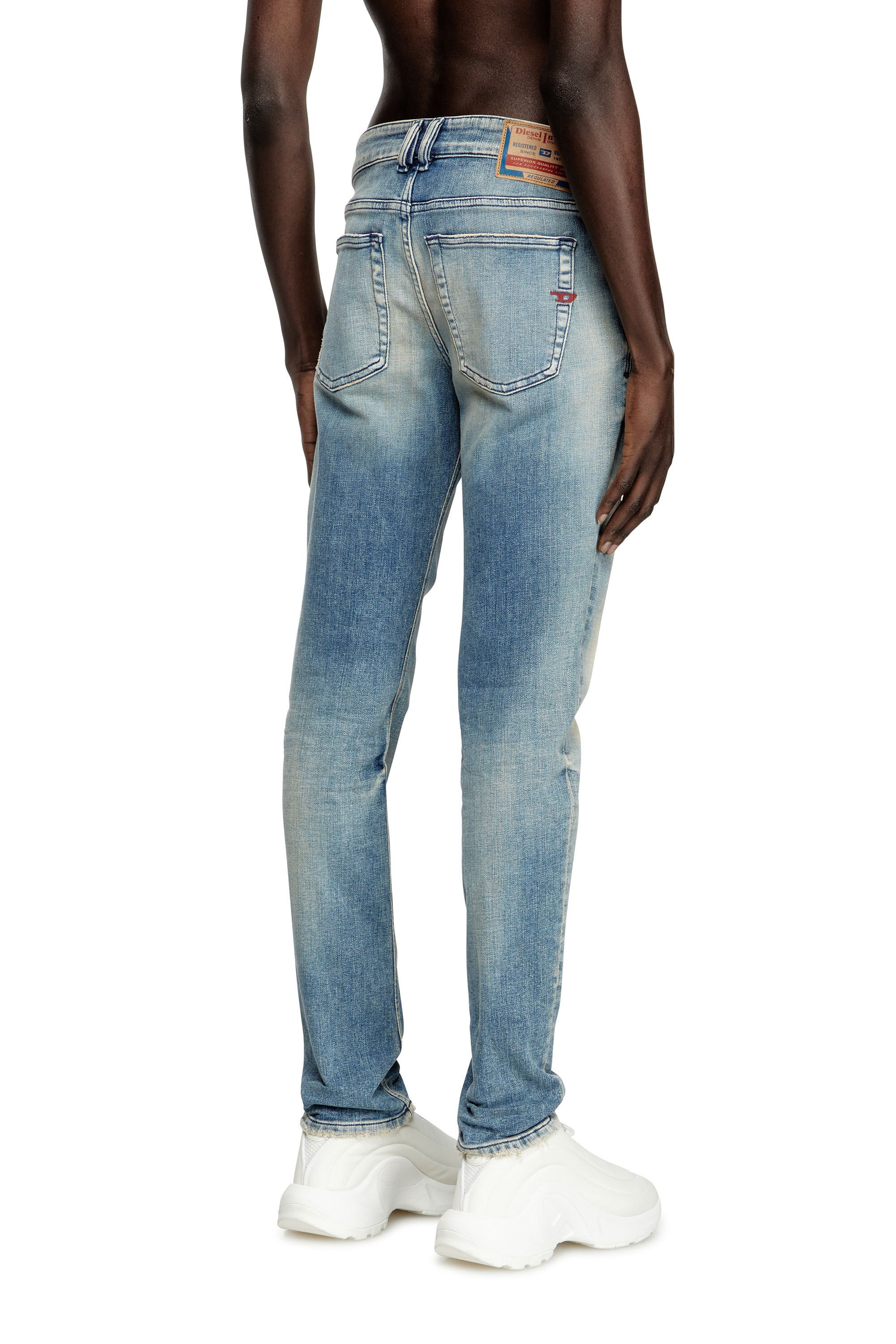 Diesel - Man's Skinny Jeans 1979 Sleenker 09K58, Light Blue - 4
