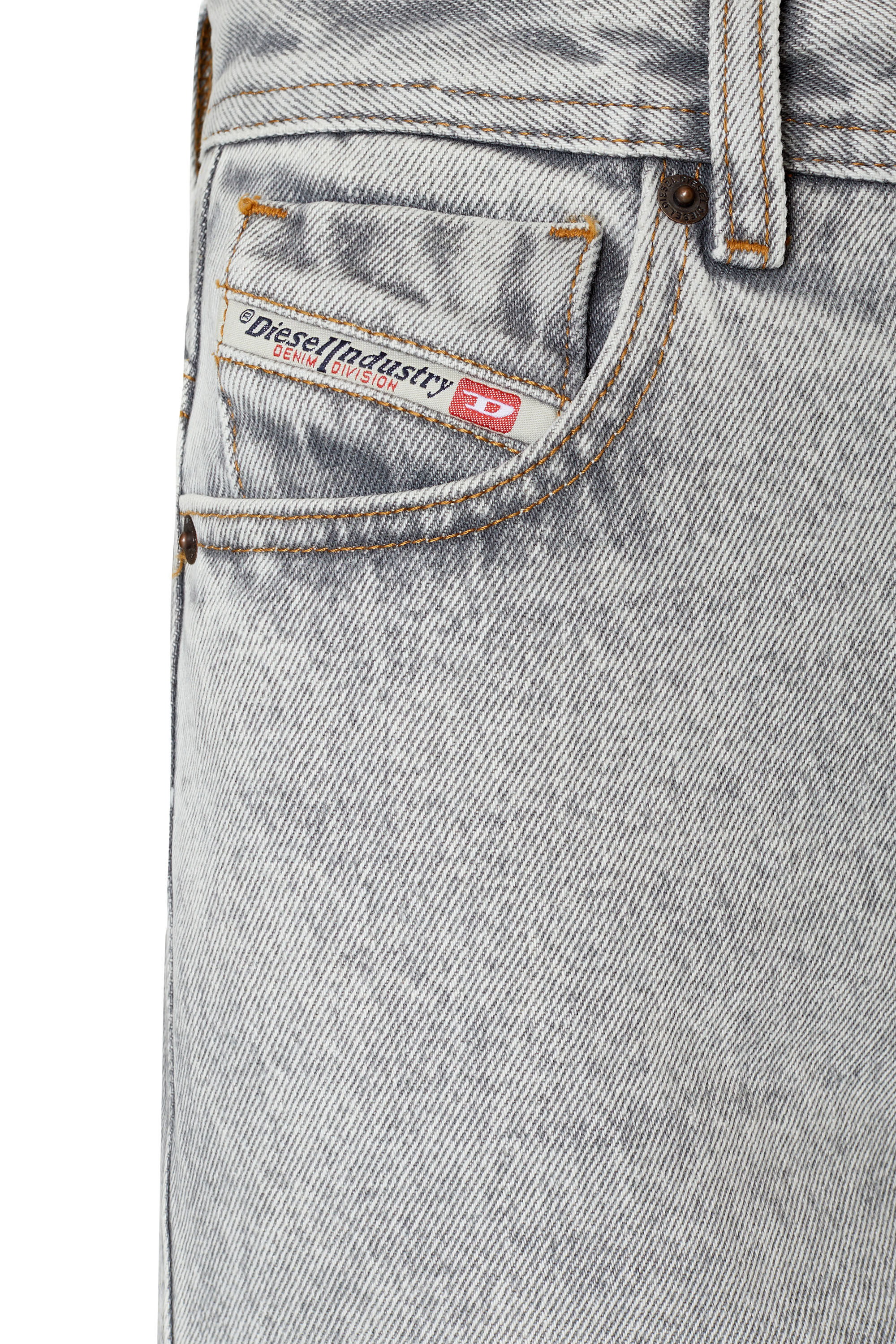 Diesel - 1956 D-Tulip 007F1 Straight Jeans, Light Grey - Image 6