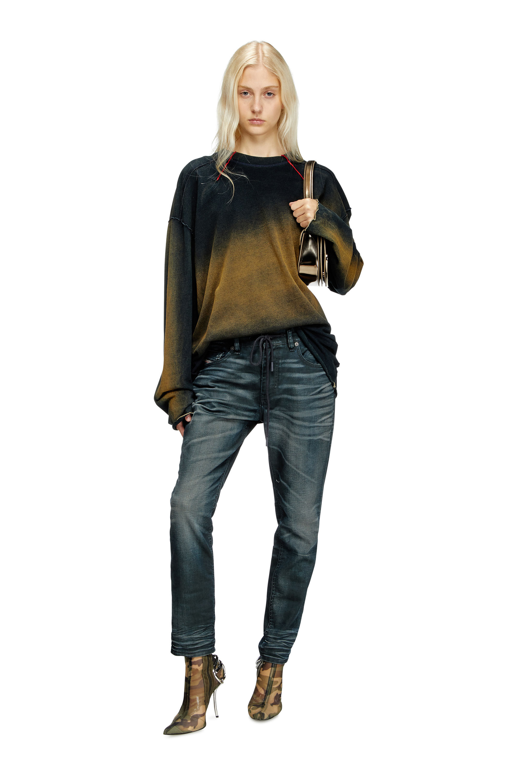 Diesel - Woman's Regular 2031 D-Krailey Joggjeans® 068QK, Dark Blue - 1