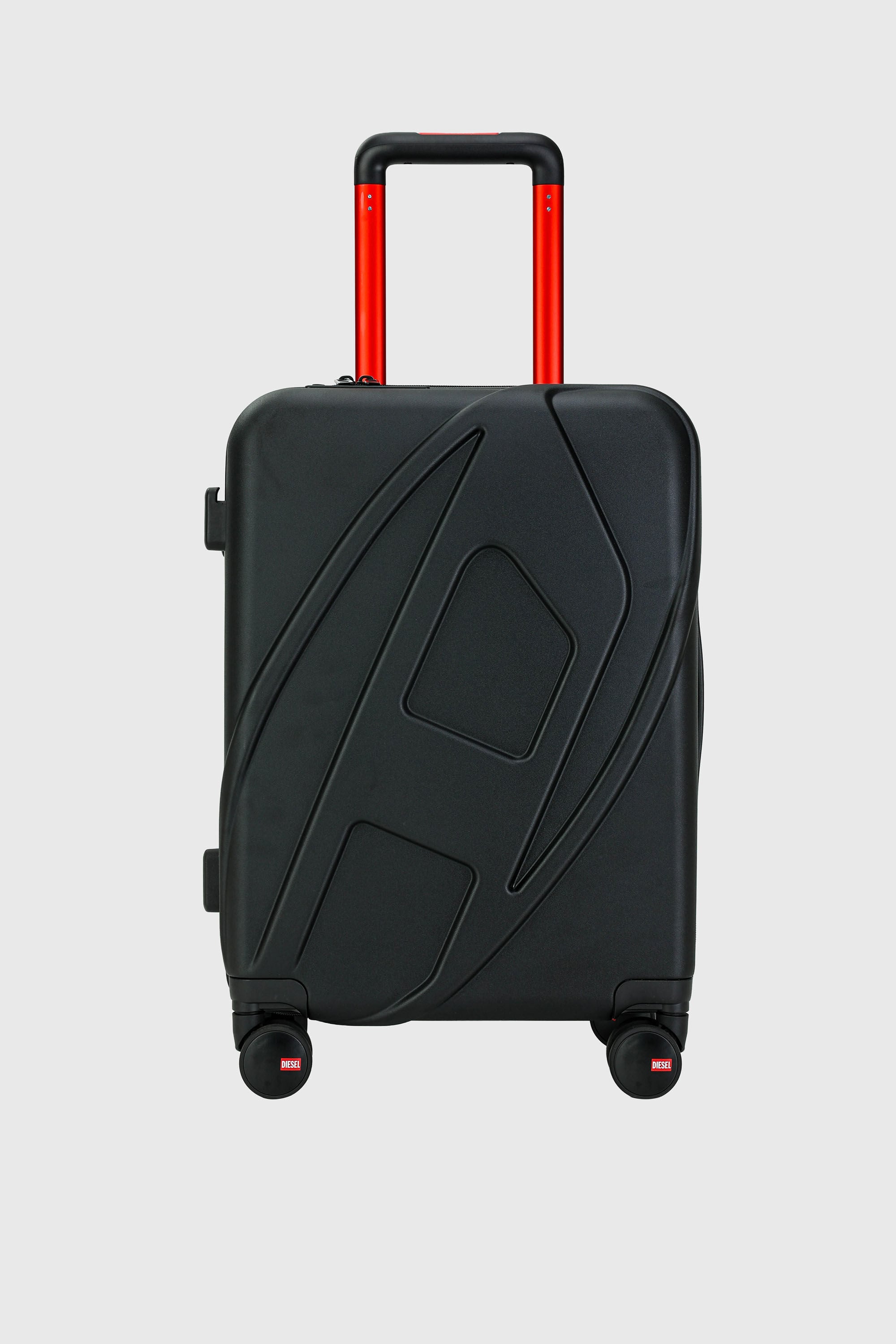 Diesel - LU0043 HARD LUGGAGE - DSL012, Unisex's Oval D suitcase size S in Black - 1