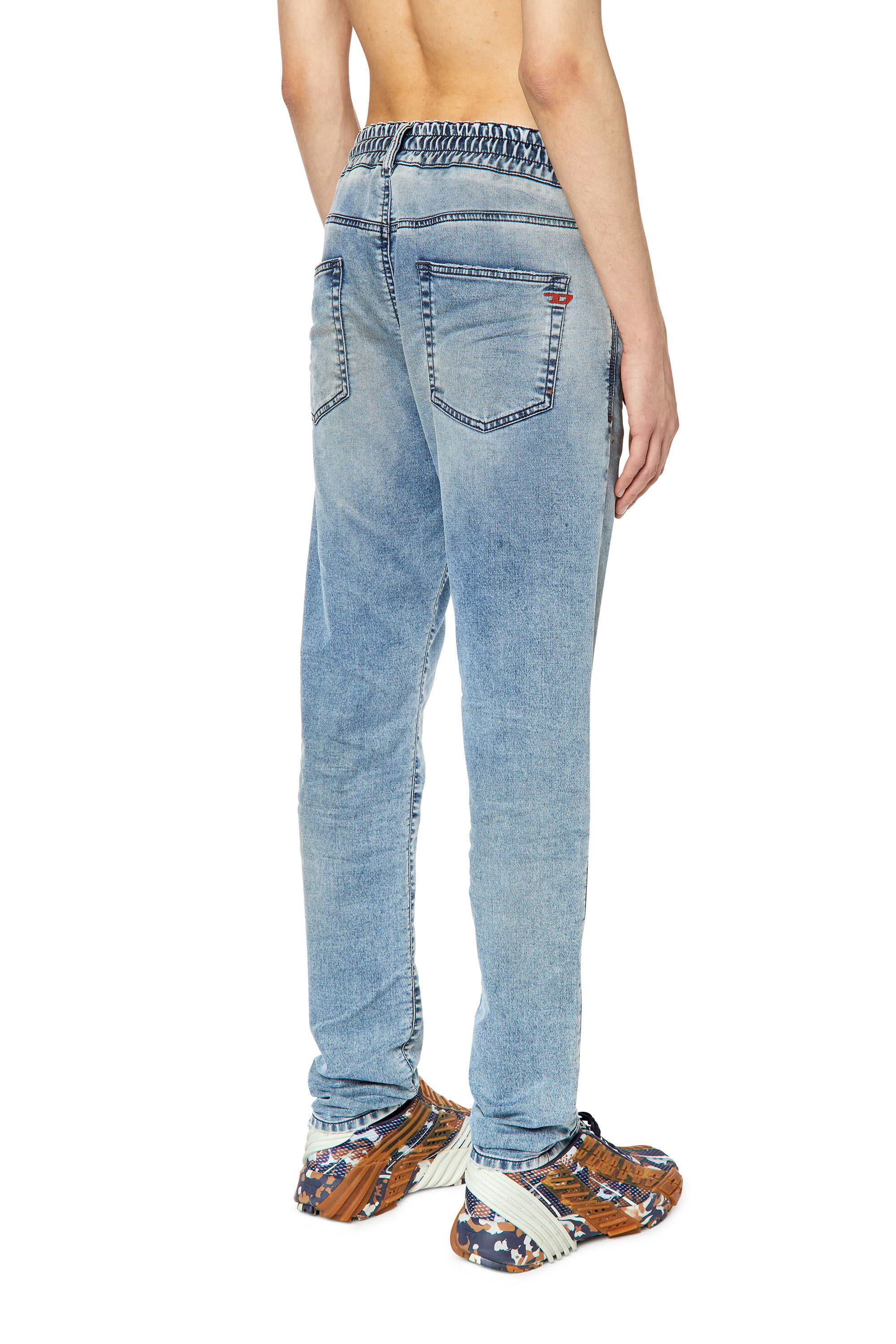 Diesel - D-Strukt JoggJeans® 068DU Slim, Light Blue - Image 4