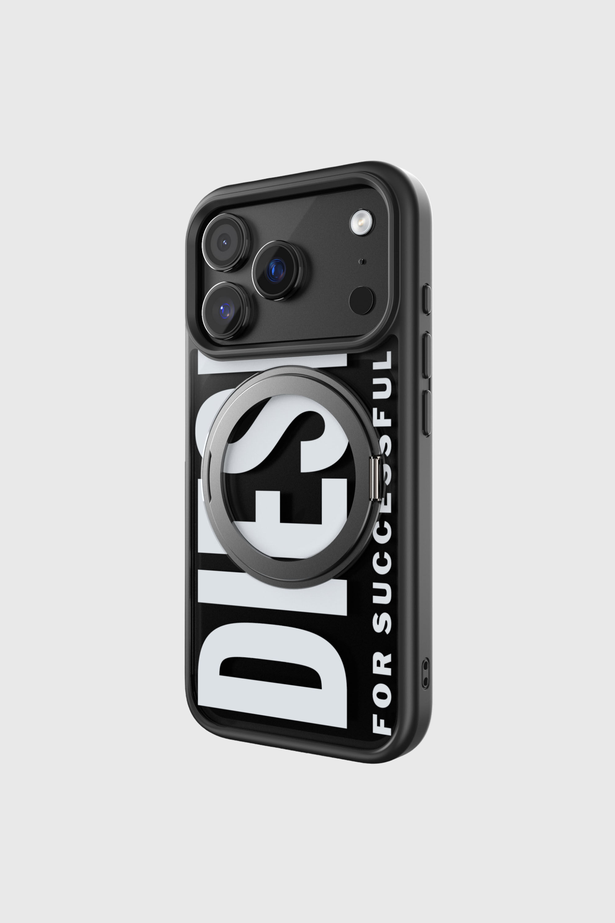 Diesel - 60405 RING STAND CASE RING STAND, Unisex's Ringstand-Magsafe case for iPhone 17 Pro in Black - 5