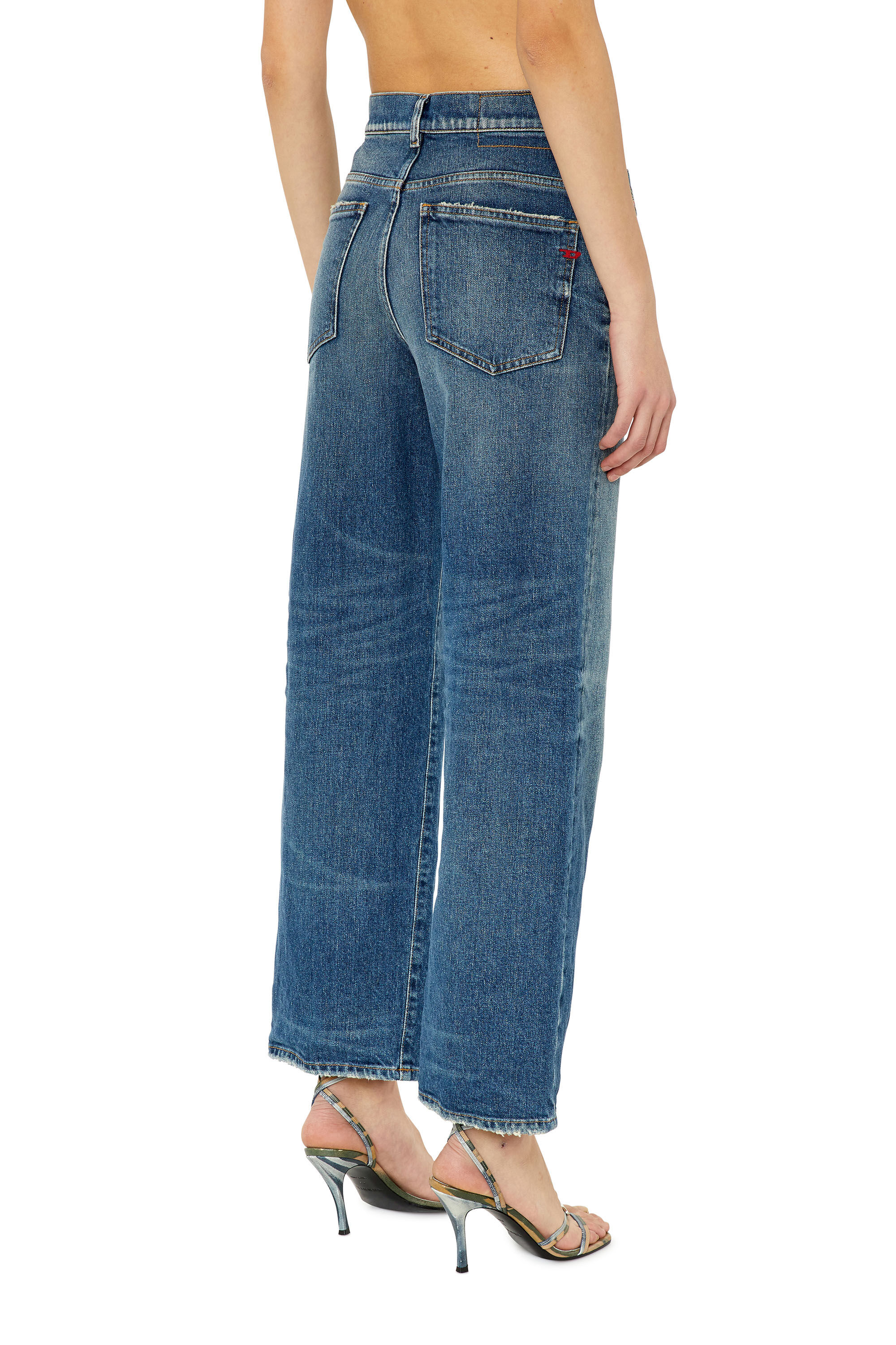 Diesel - 2000 Widee 007L1 Bootcut and Flare Jeans, Medium blue - Image 4