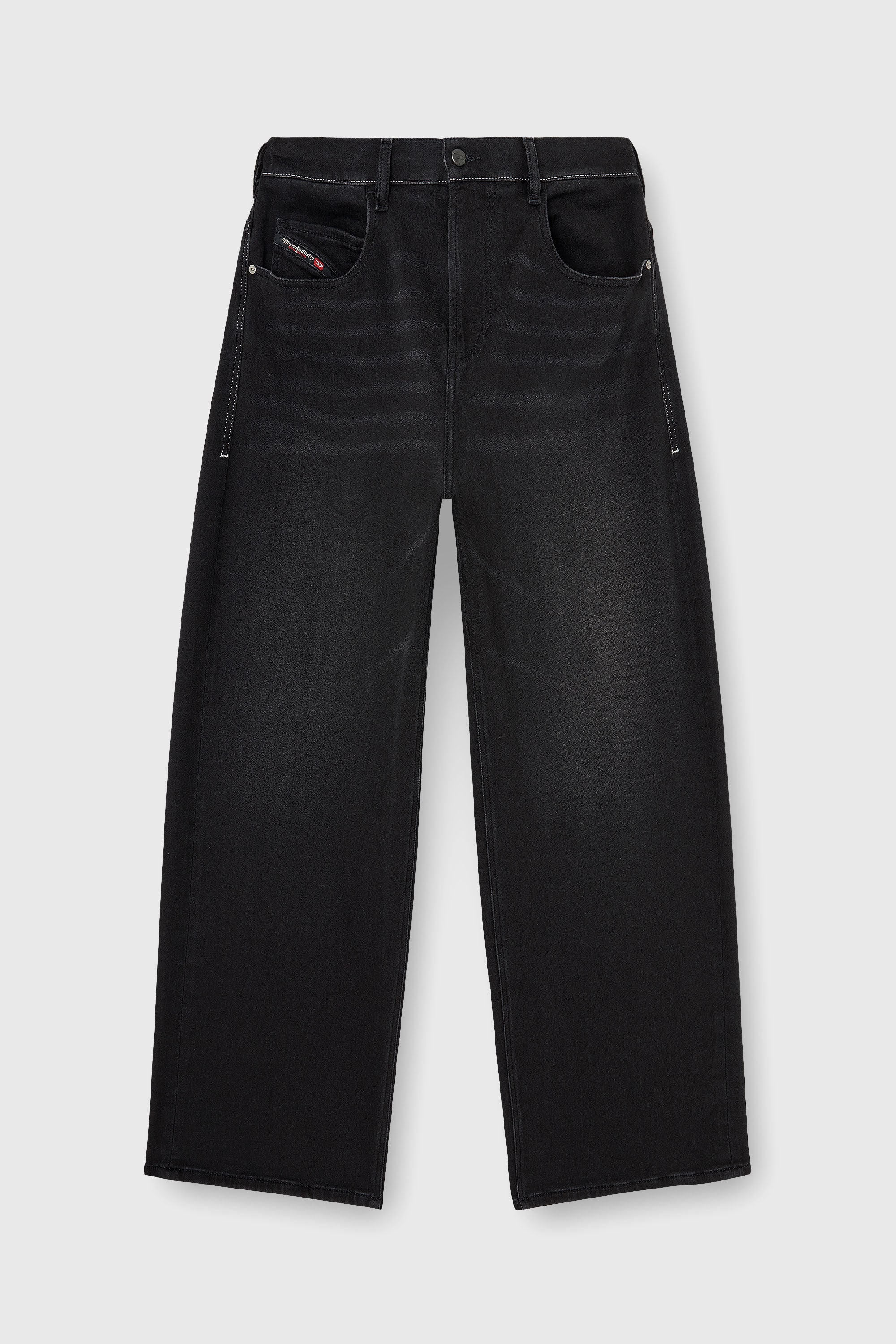 Diesel - Unisex's Relaxed 2097 D-Enim-M Joggjeans&reg; 09P90, Black/Dark grey - 6