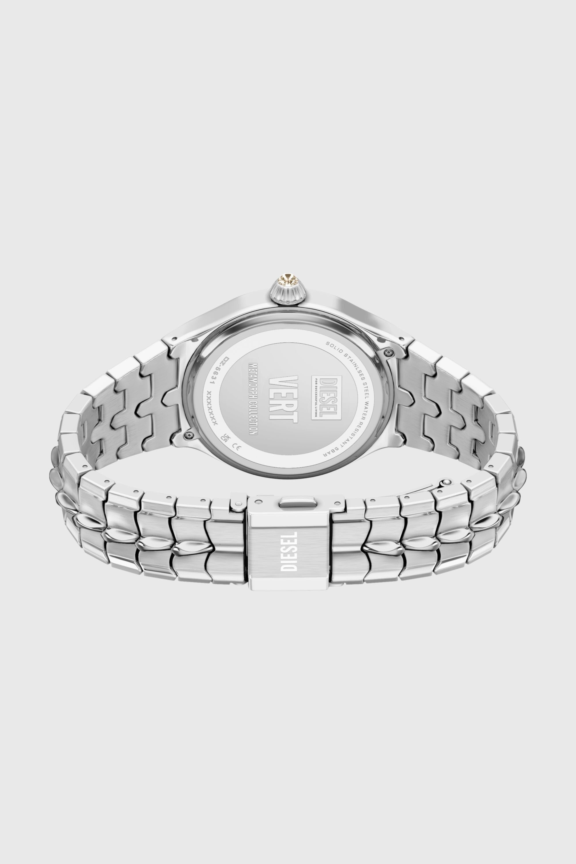 Diesel - DZ5631 WATCH, Man's Vert Stainless Steel Watch in Silver - 6
