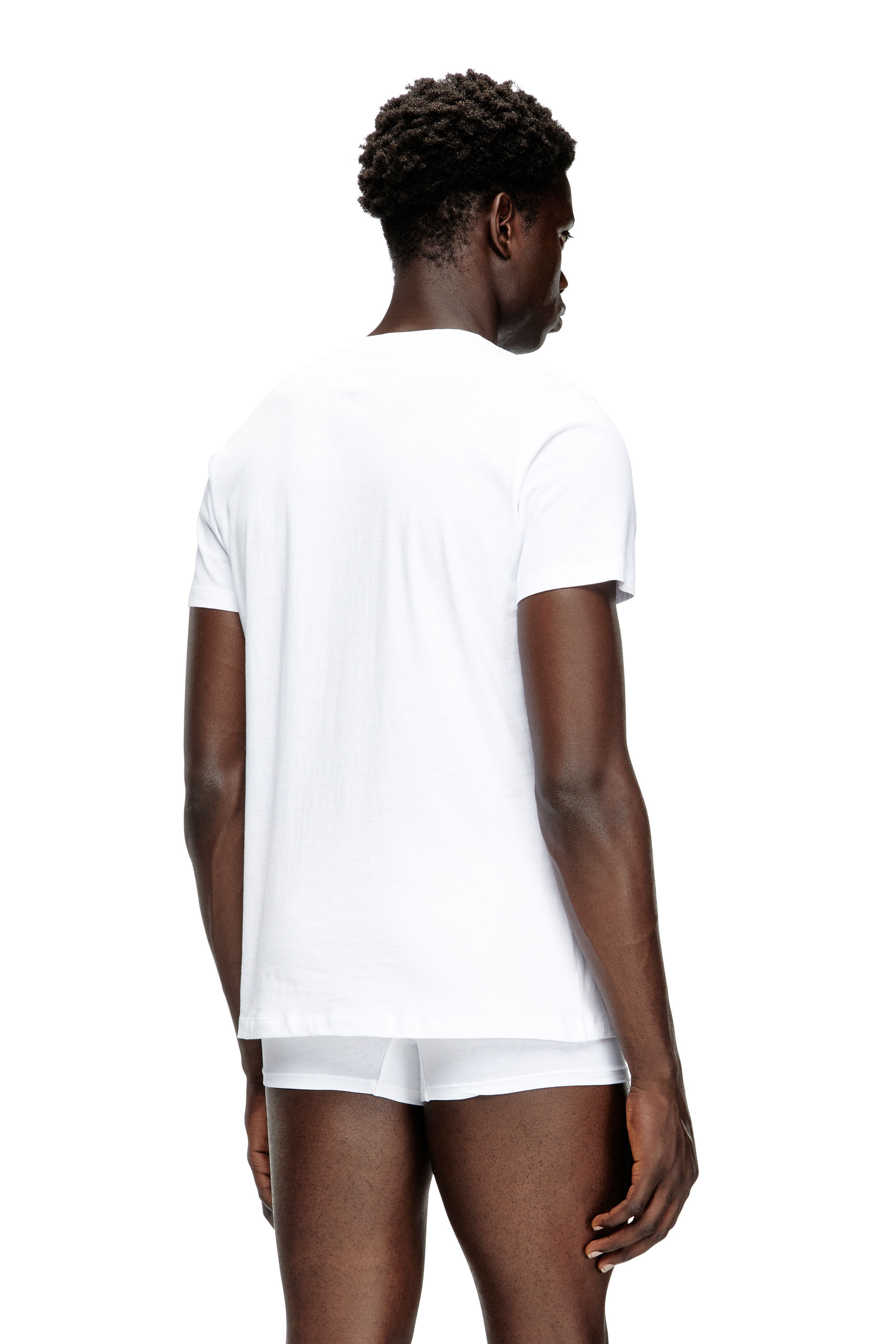 Diesel - RANDAL-D-BOX-3PACK, Man's Three-pack of T-shirts in White - 4