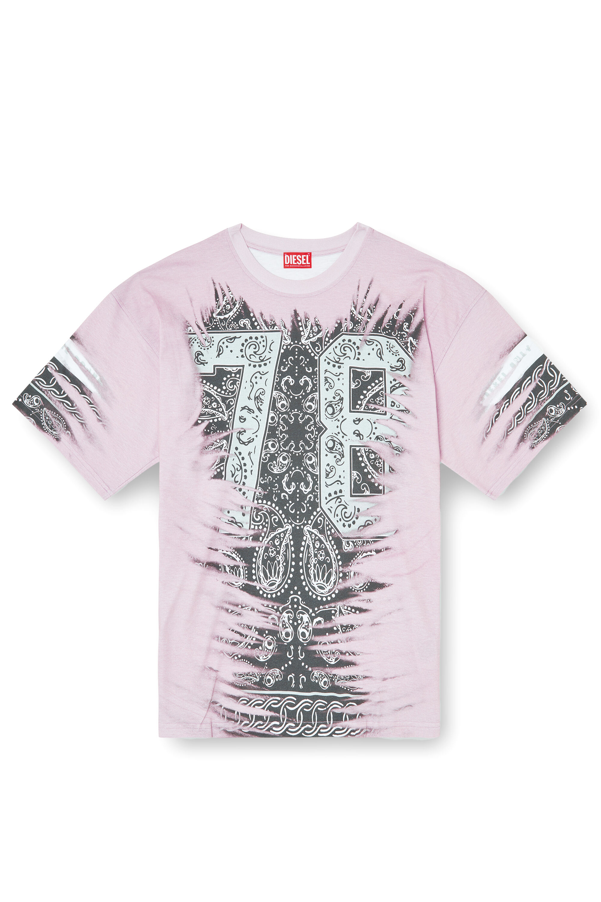 【送料&関税込】Diesel T-shirt T-boxt-78 Gray T-Boxt-78-R1 T-shirt by Diesel on Sale