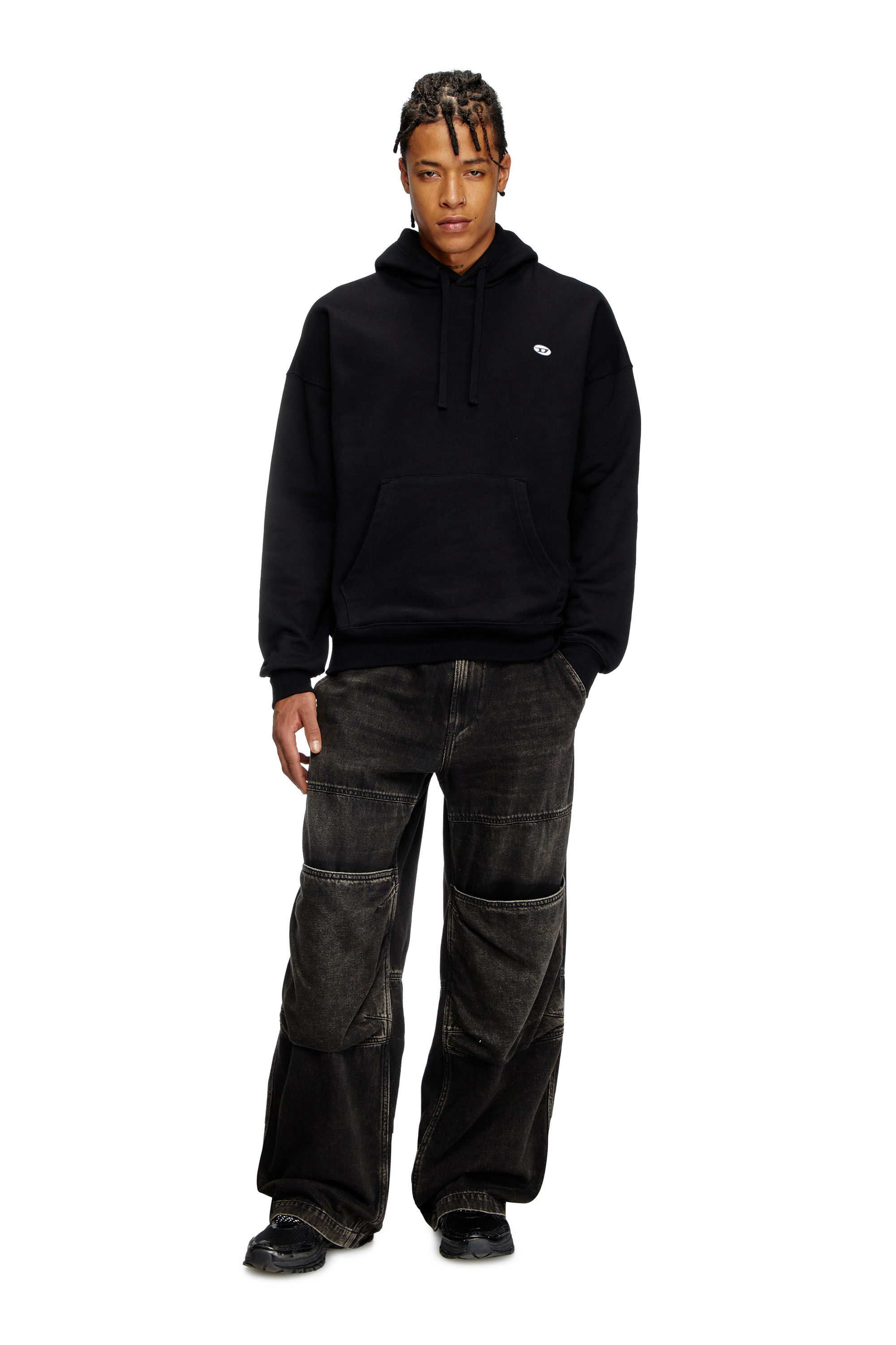 Diesel - S-ROB-HOOD-DOVAL-PJ, Black - Image 1