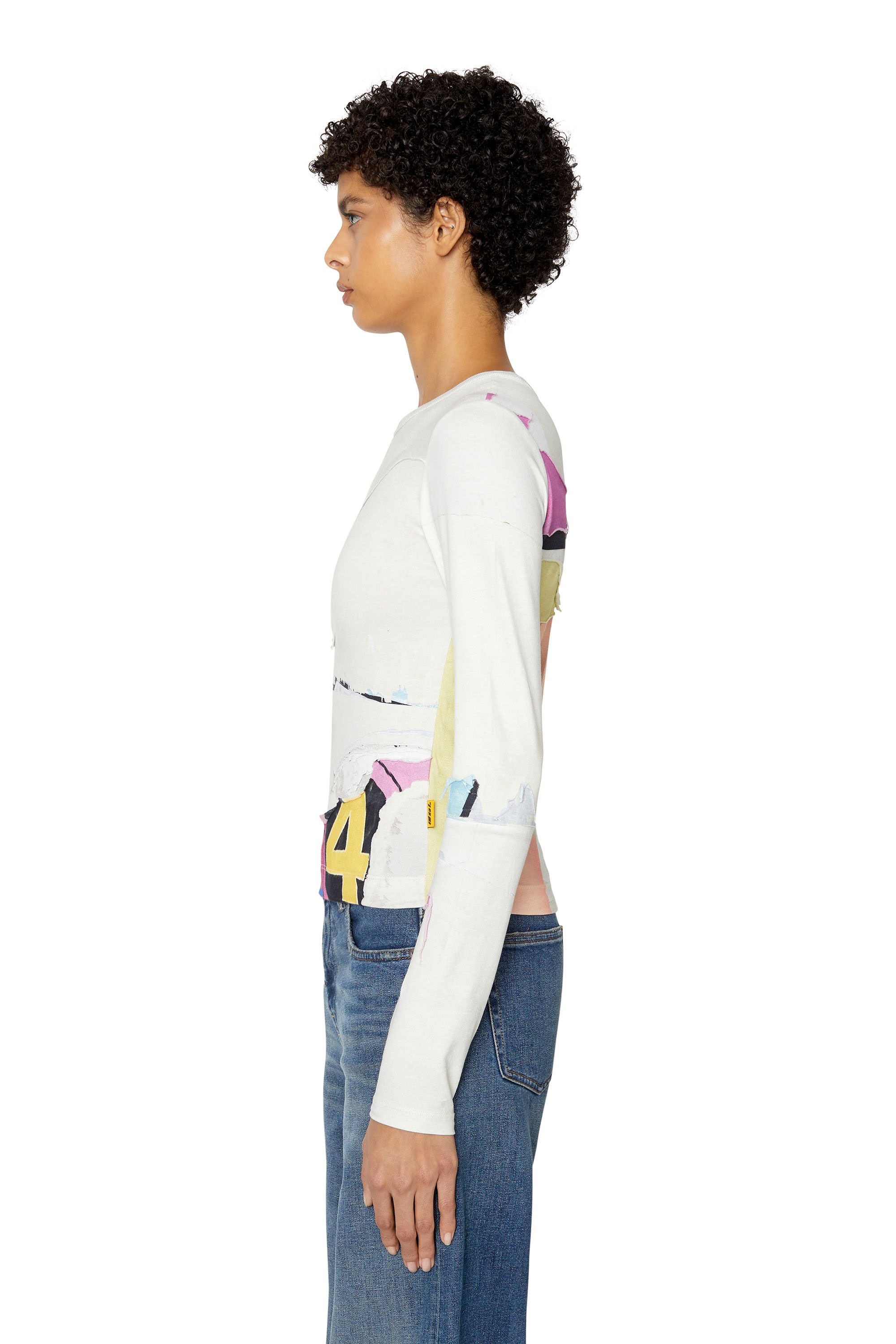 Diesel - T-ANJET-POFF, White - Image 6