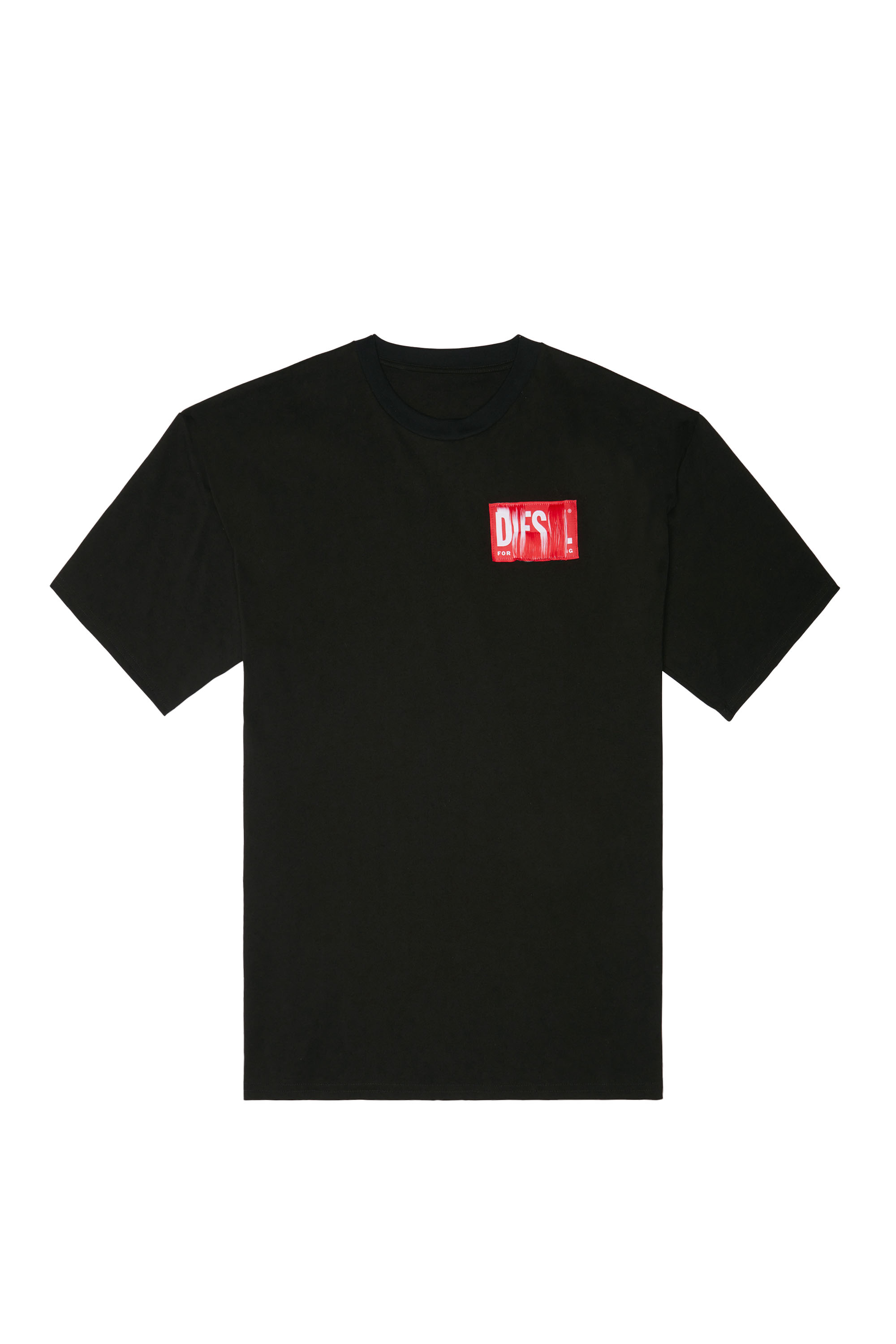 Diesel - T-NLABEL, Black - Image 3