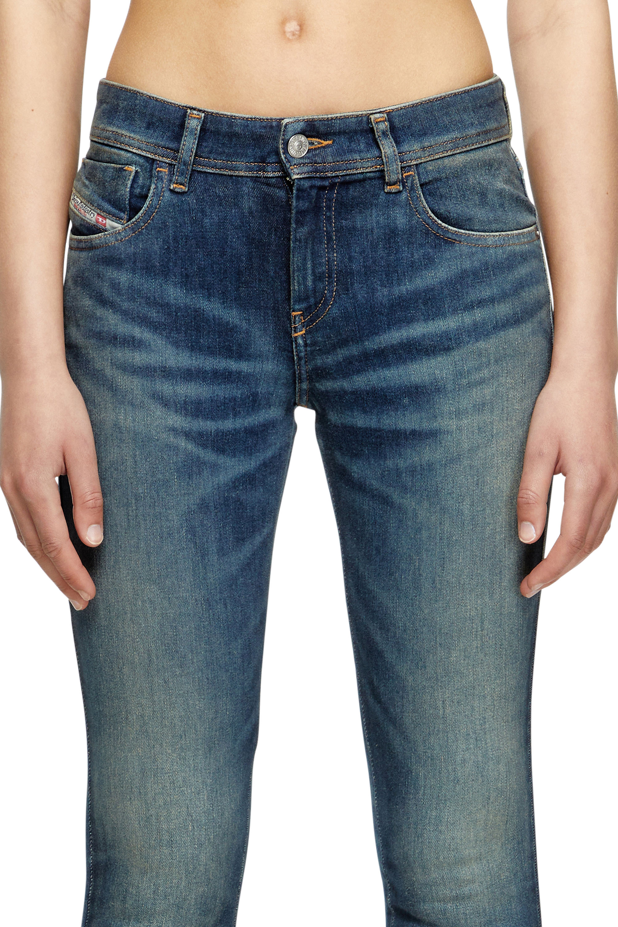 Skinny Jeans 2017 Slandy 09L95, Medium blue Diesel - Woman's Skinny Jeans 2017 Slandy 09L95, Medium blue - 5