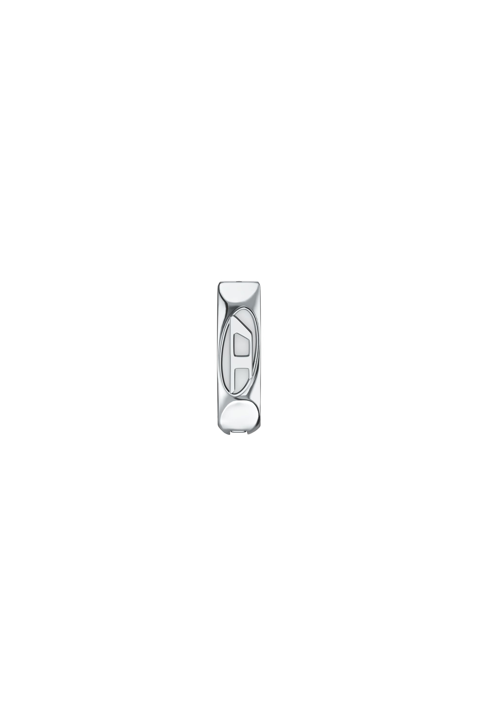 Diesel - DX1692040 JEWELLERY, Unisex's Stainless steel single hoop earring in Silver - 2