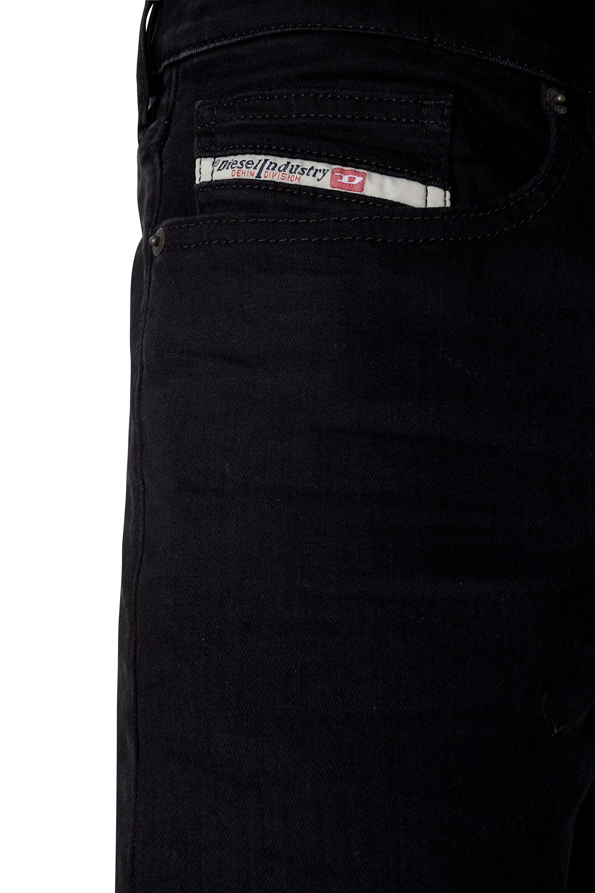 Diesel - D-Luster 0ELAY Slim Jeans, Black/Dark grey - Image 3