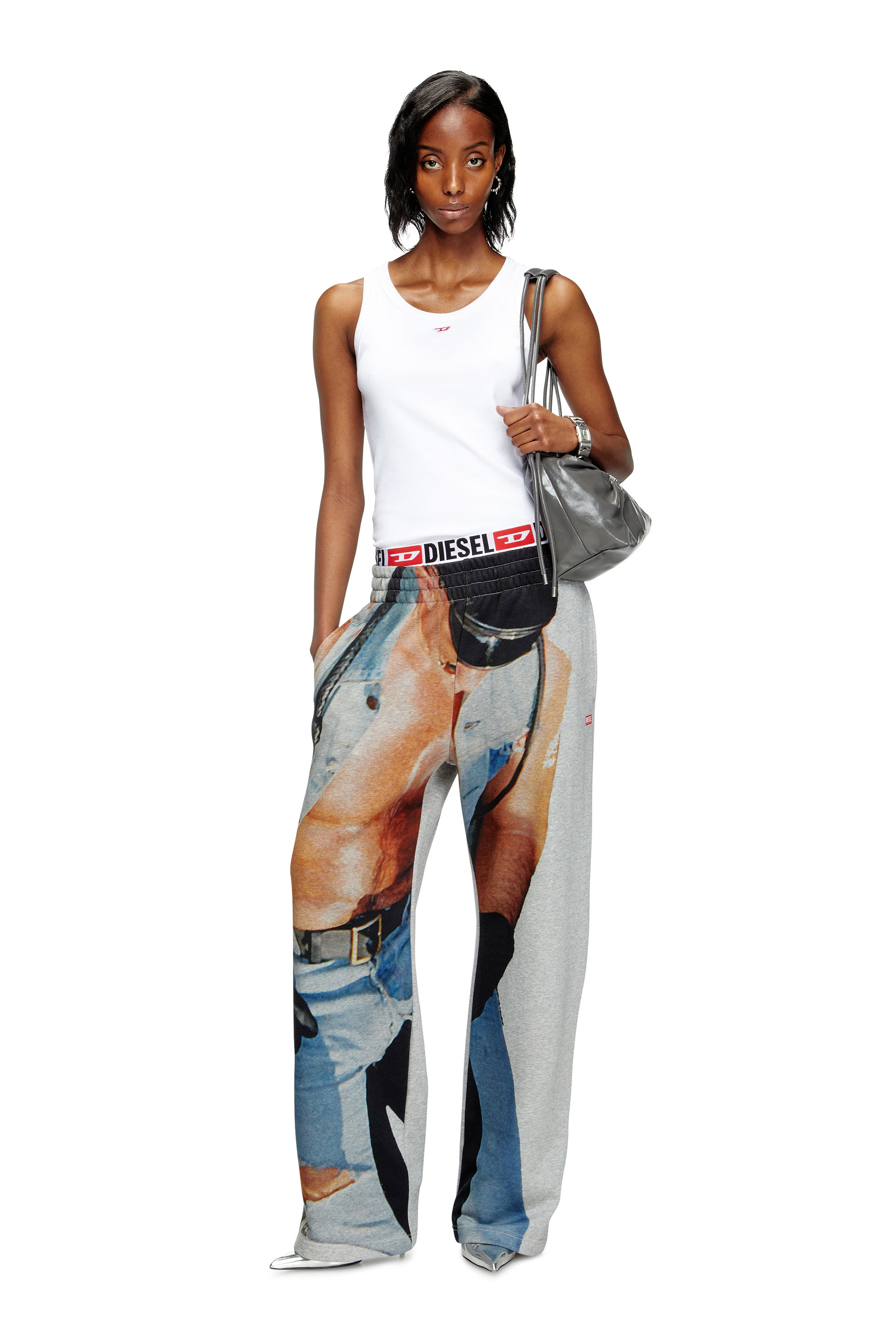 PR-P-MARTAINS-TOM25, Grey Diesel - PR-P-MARTAINS-TOM25, Unisex's Sweatpants with graphic print in Grey - 6