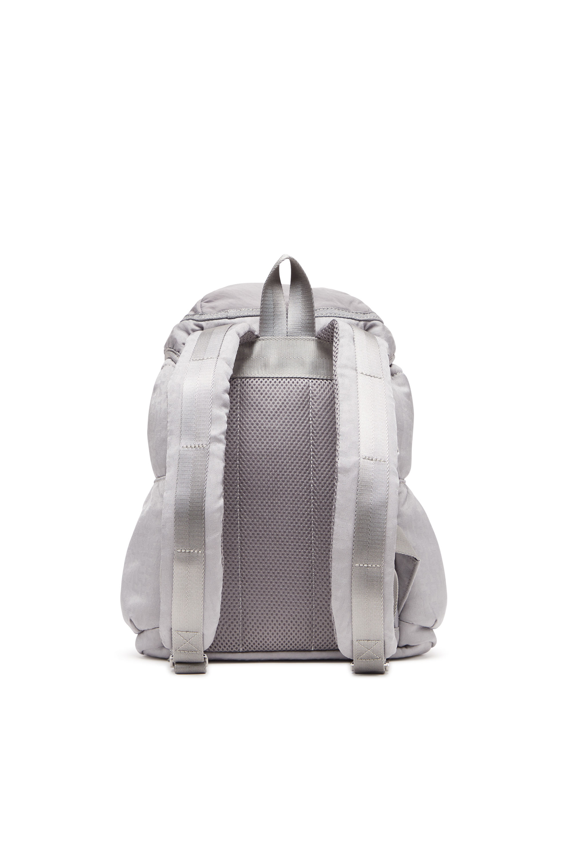 Diesel - NYLON MONO BACKPACK S X, Grey - Image 3