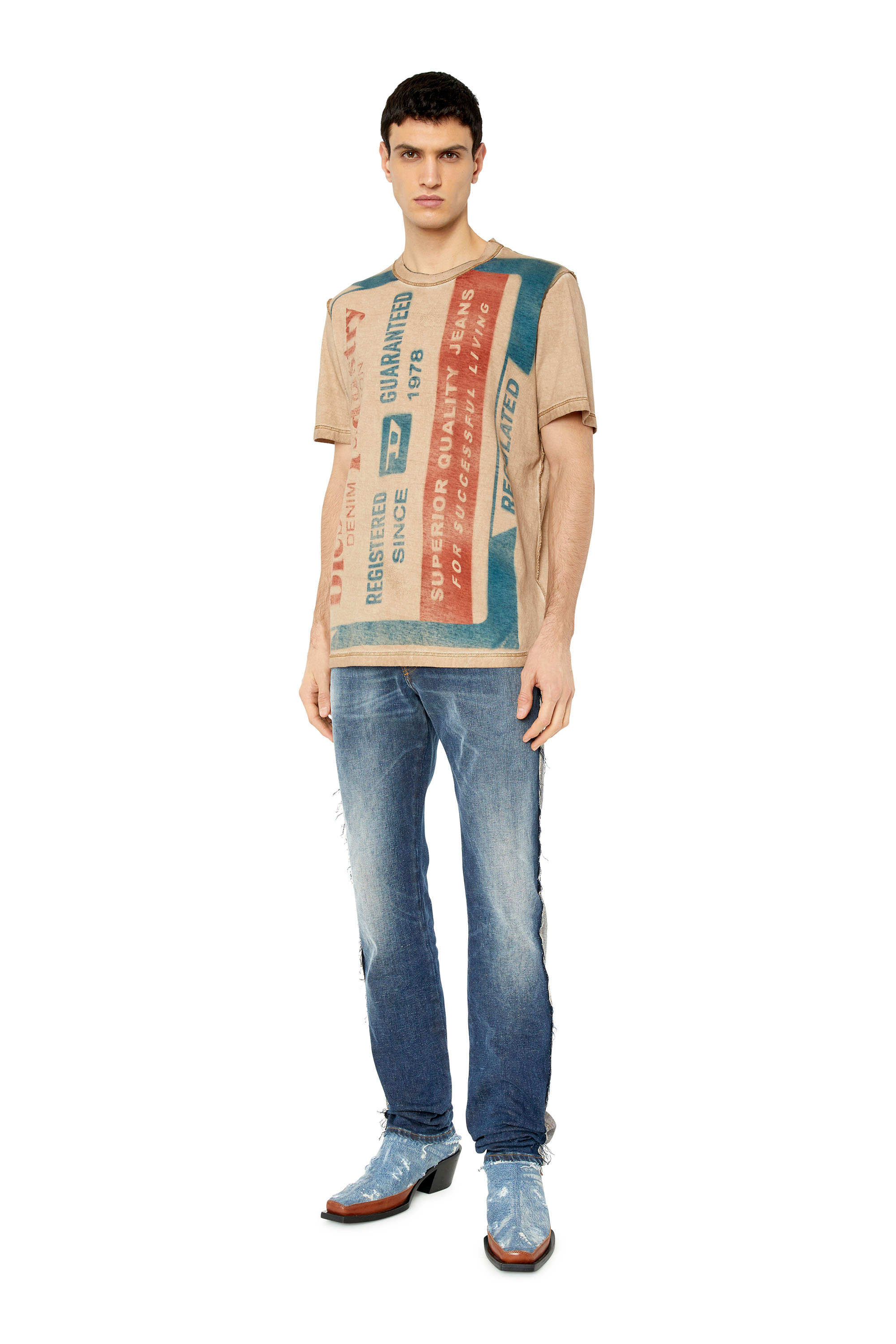 Diesel - 1995 D-Sark 09F39 Straight Jeans, Dark Blue - Image 4