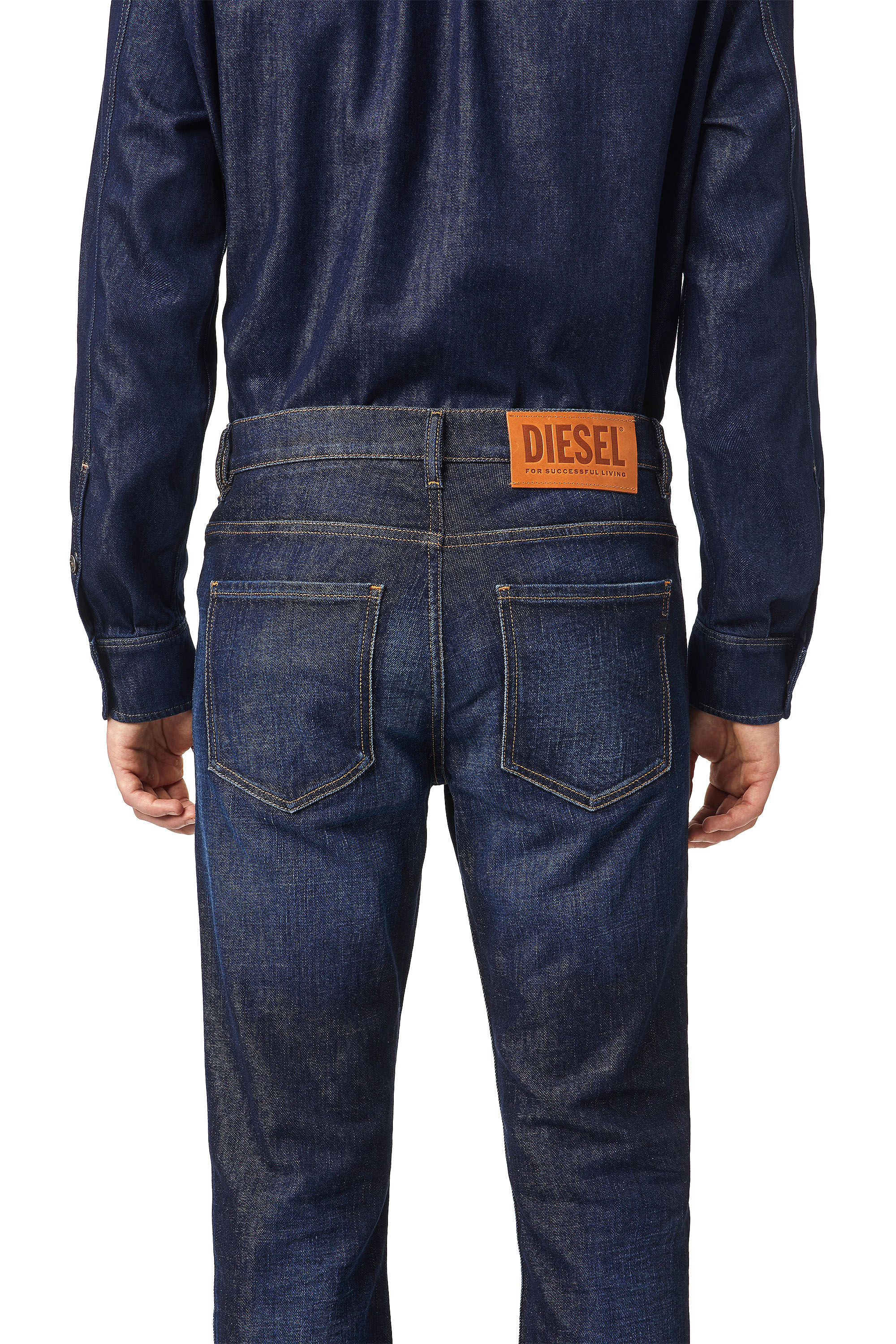 Diesel - D-Vocs 09A12 Bootcut Jeans, Dark Blue - Image 4