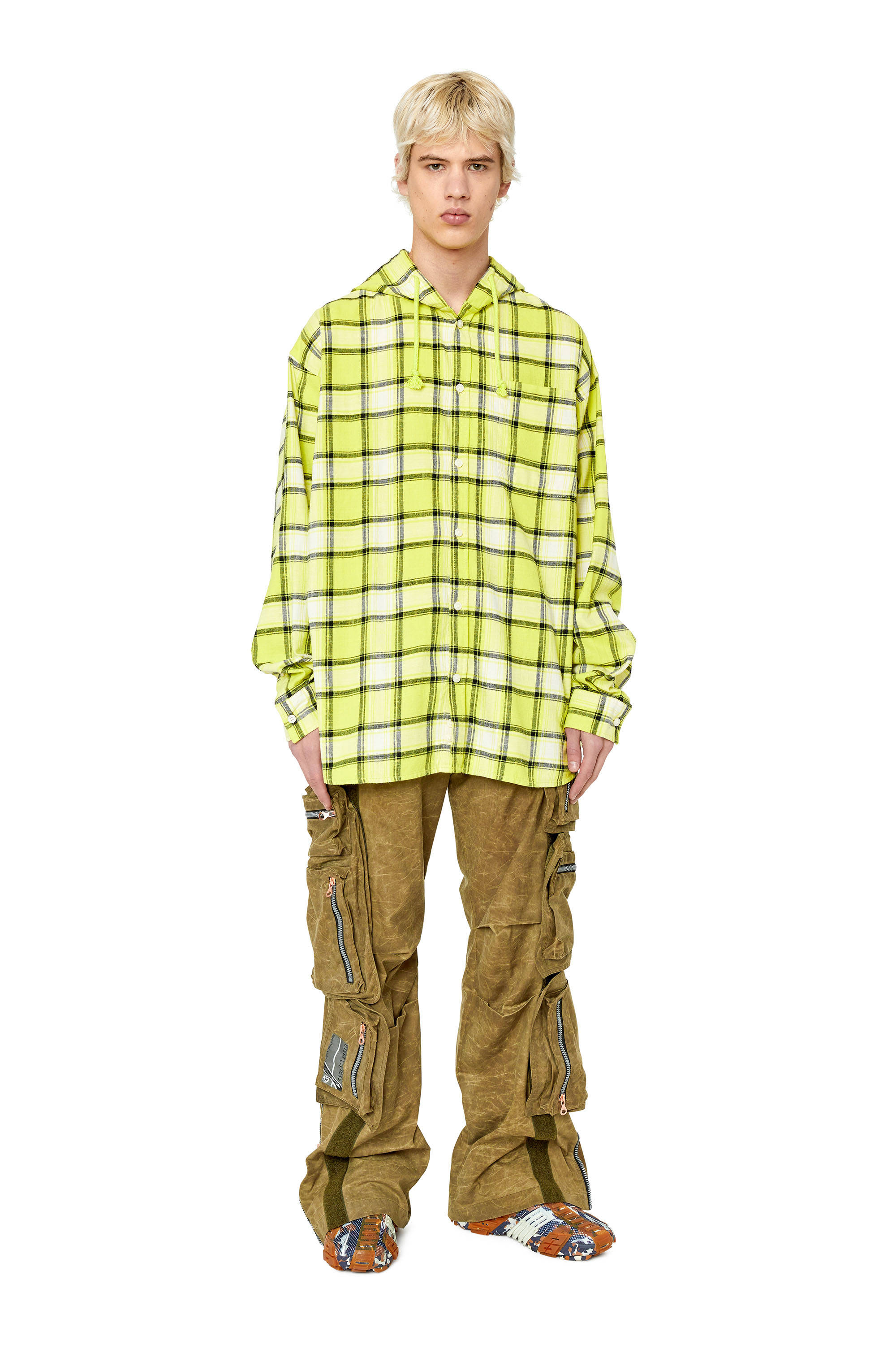 Diesel - S-DEWNY-HOOD, White/Green - Image 2
