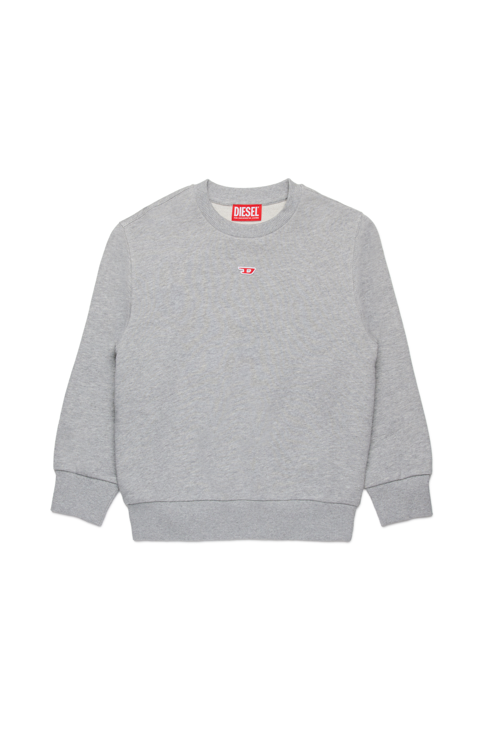 Diesel - SGINND OVER, Unisex's Sweatshirt with D logo in Grey - 1