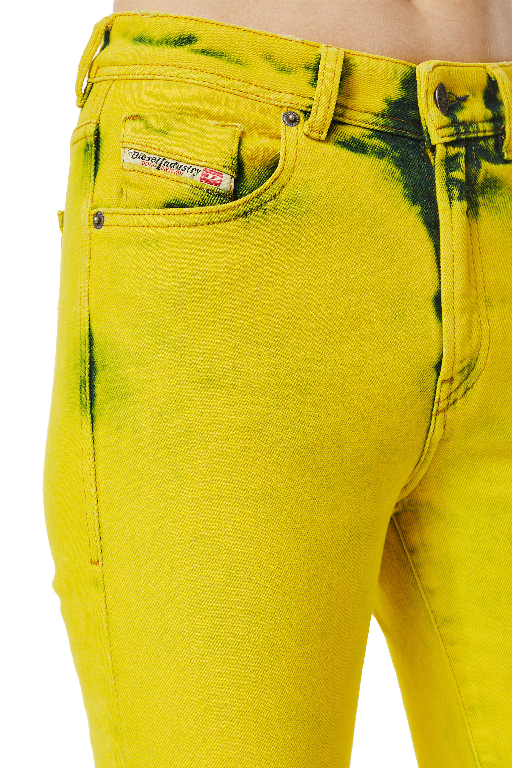 Diesel - 2004 09C95 Tapered Jeans, Yellow - Image 3