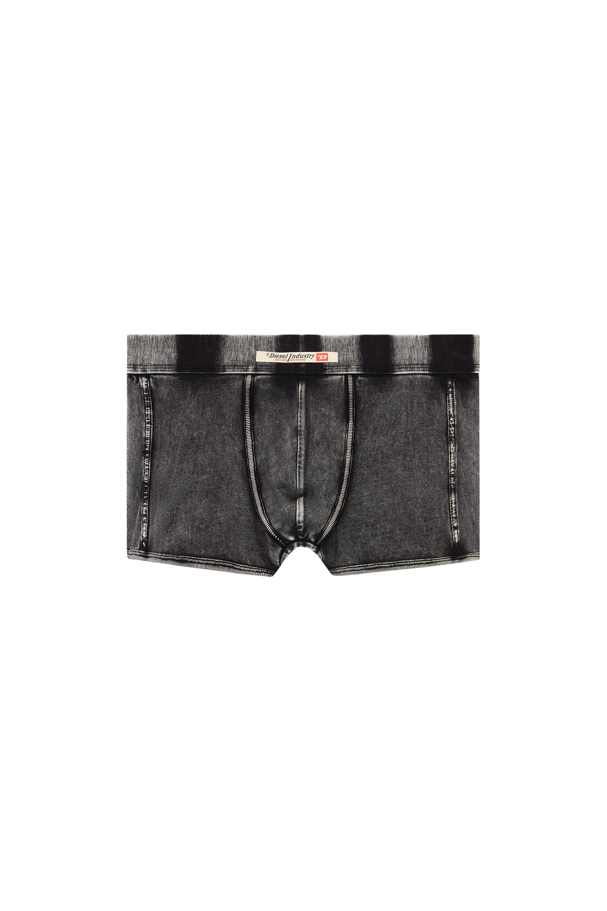 Diesel - DAMIEN-DNM, Man's Denim-effect boxer briefs in Black - 4