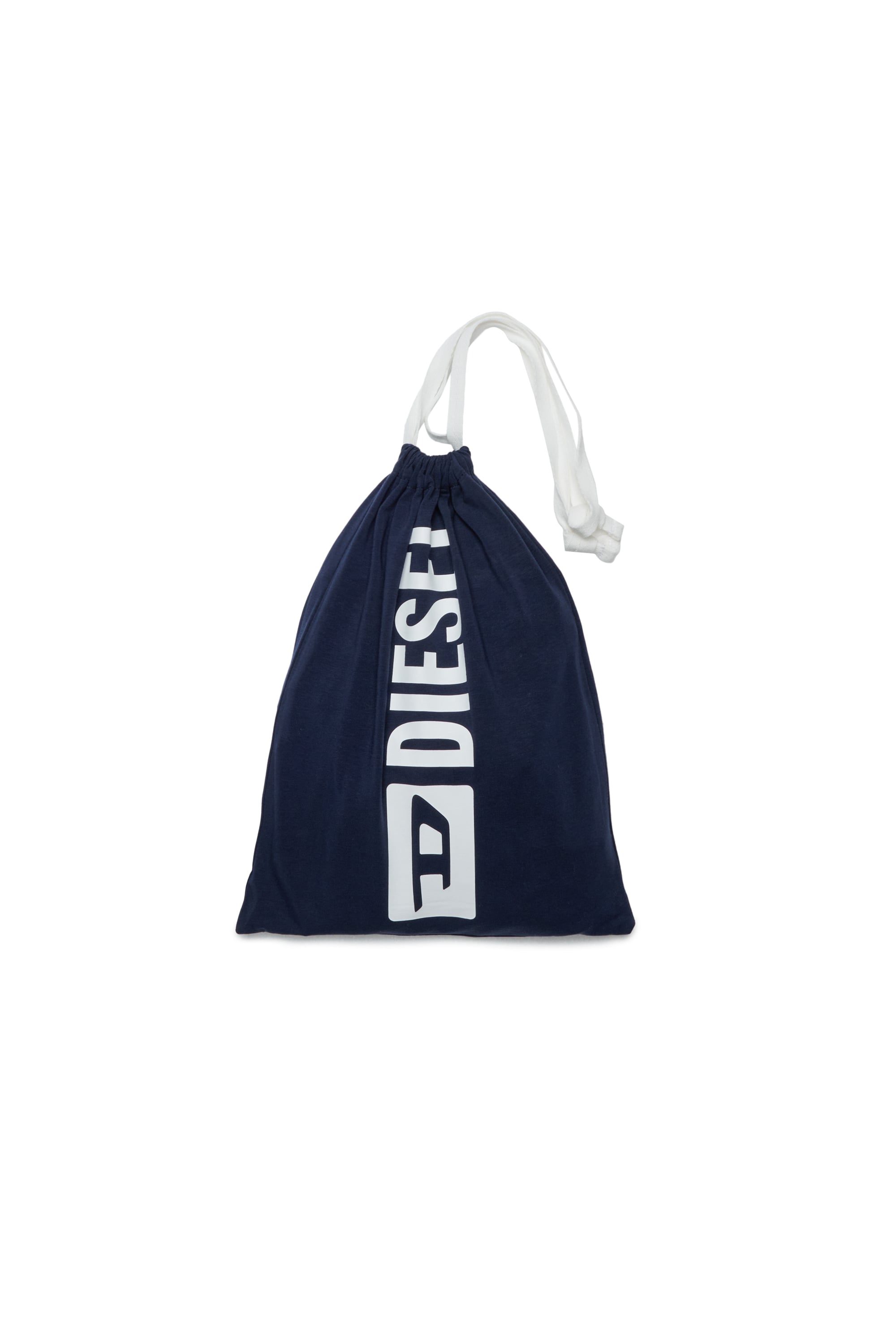 Diesel - UNIV, Man's Pyjama set in stretch cotton in Blue/White - 4