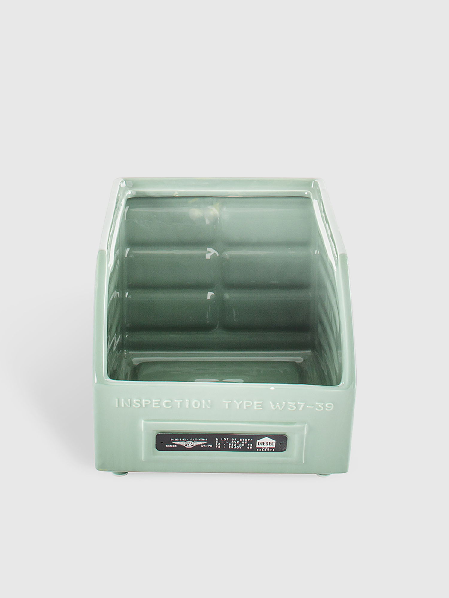 Diesel - 11058 SURVIVAL, Unisex's Grey ceramic box in Green - 3