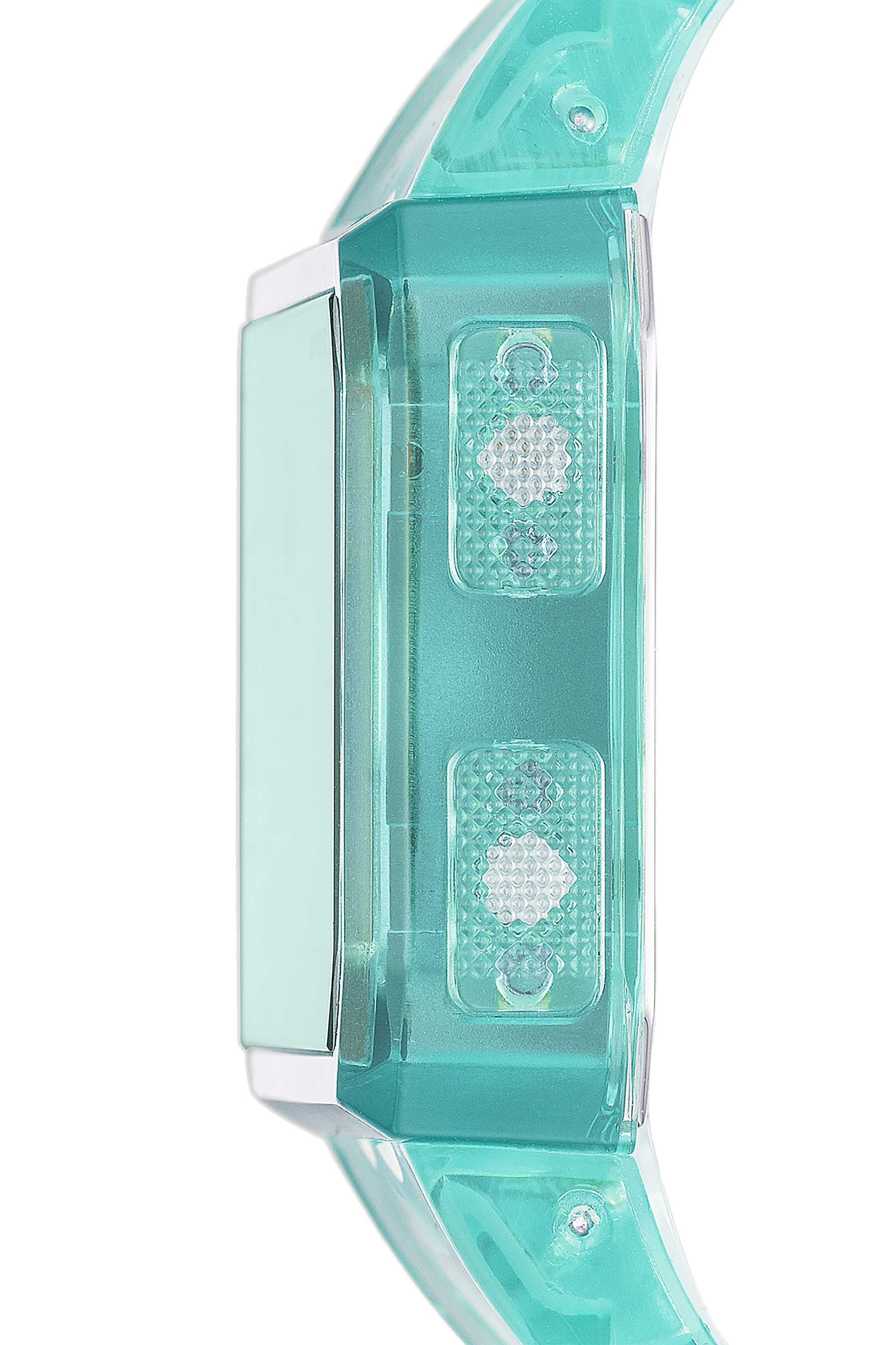 Diesel - DZ1921, Unisex's Chopped Digital Millennial Mint Transparent Watch in Azure - 3