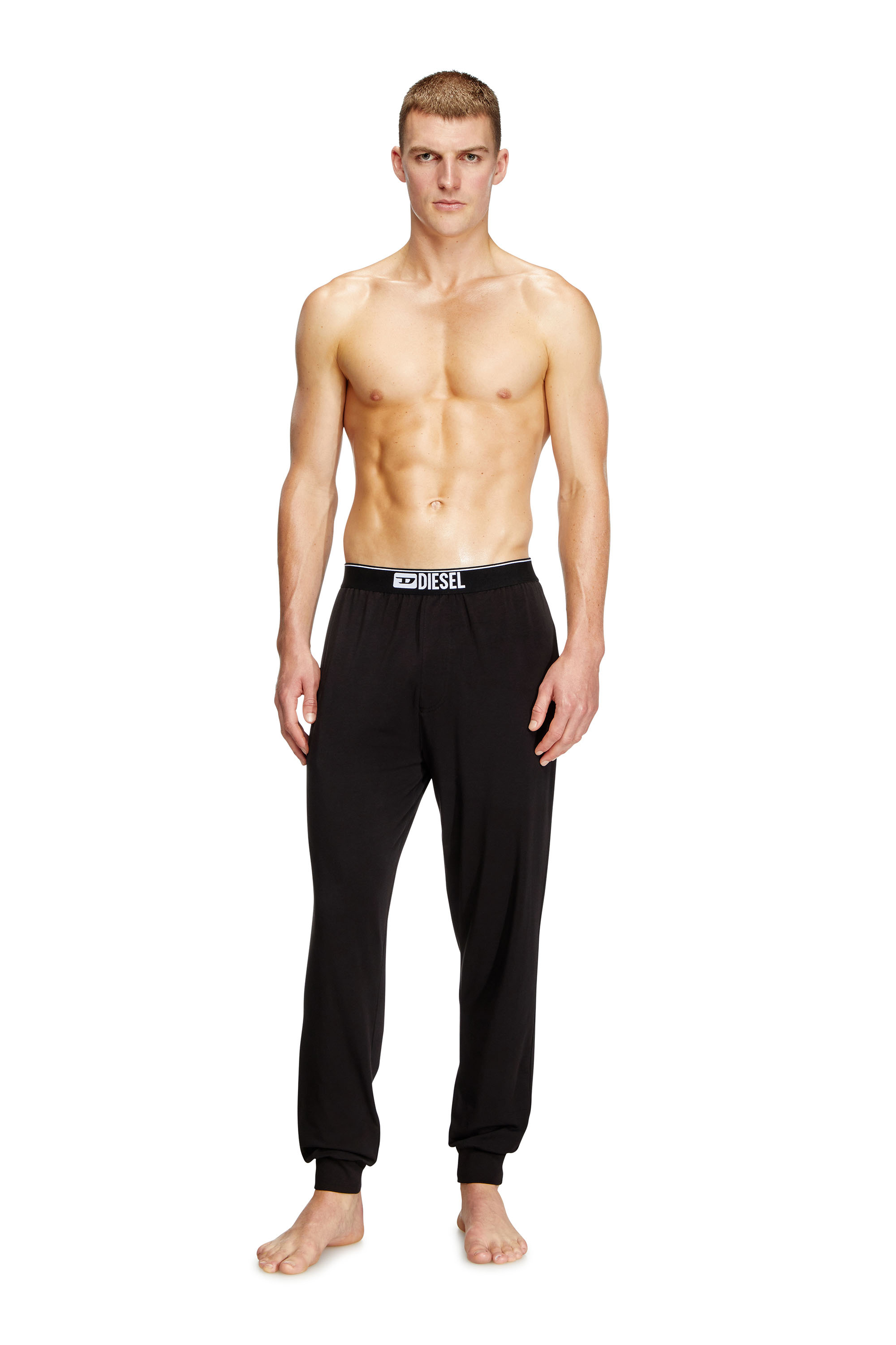 Diesel - JULIO-D-BOX, Man's Denim Division sweatpants in Black - 1