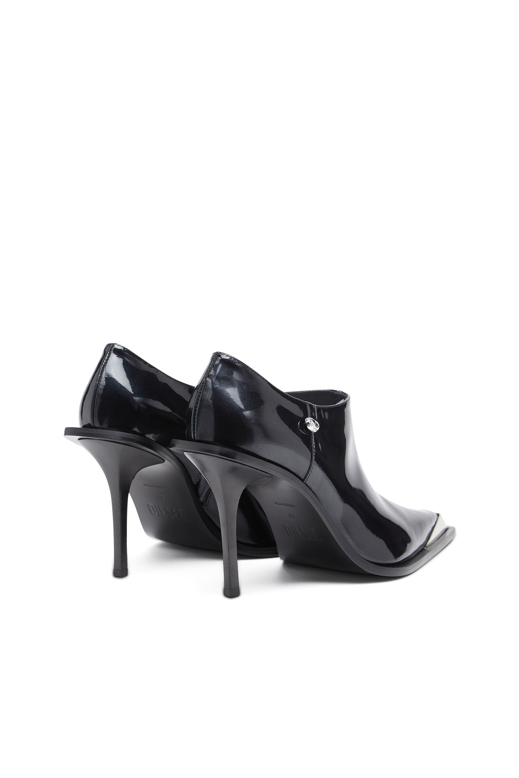 Diesel - D-TONA SC, Woman's D-Tona-Ankle boots in patent leather in Black - 3