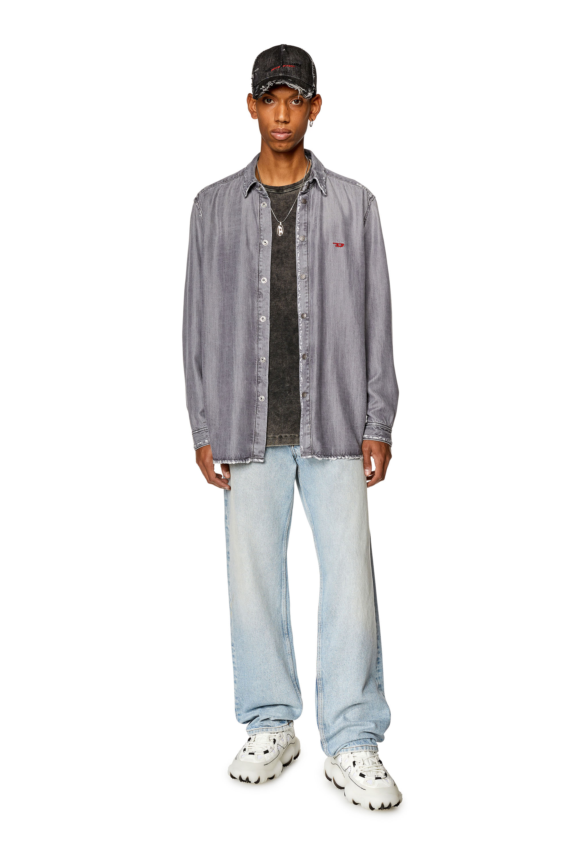 Diesel - D-SIMPLY, Grey - Image 4